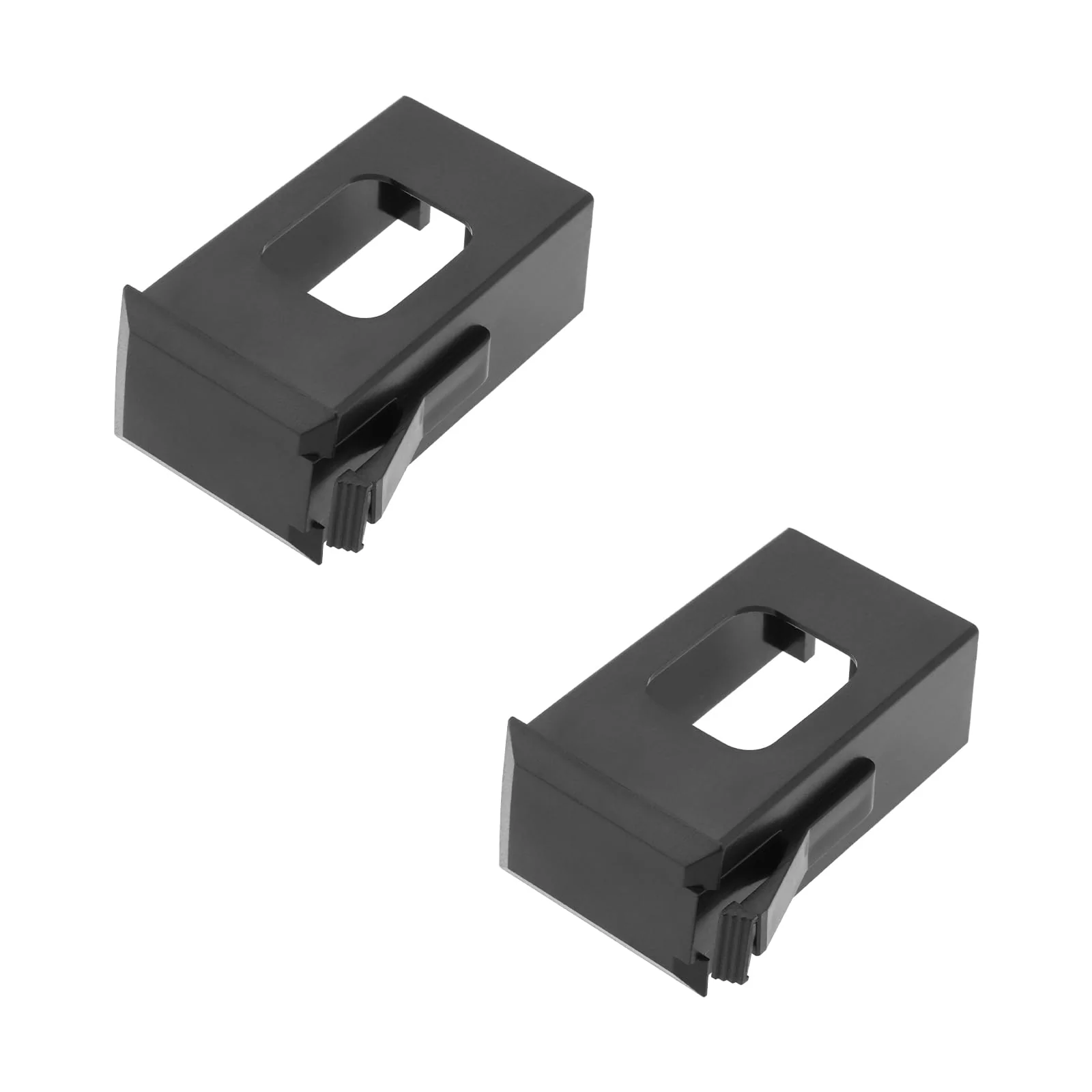 SING F LTD 2Pcs 9V Guitar Pickup Battery Case Holder Plastic Box for Acoustic Guitar EQ-7545R Guitar Battery Box Cover 51.5x28.5x19mm Black