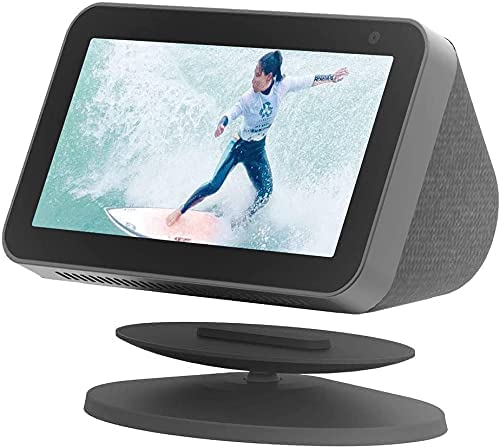 Sintron Smart Display Stand for Show 5 & Show 8 (1st Gen & 2nd Gen) - Adjustable Magnetic Stand Mount with 360 Degree Rotation, Tilt Function and Anti-Slip Base, Compatible with iPhone Models (Black) Black