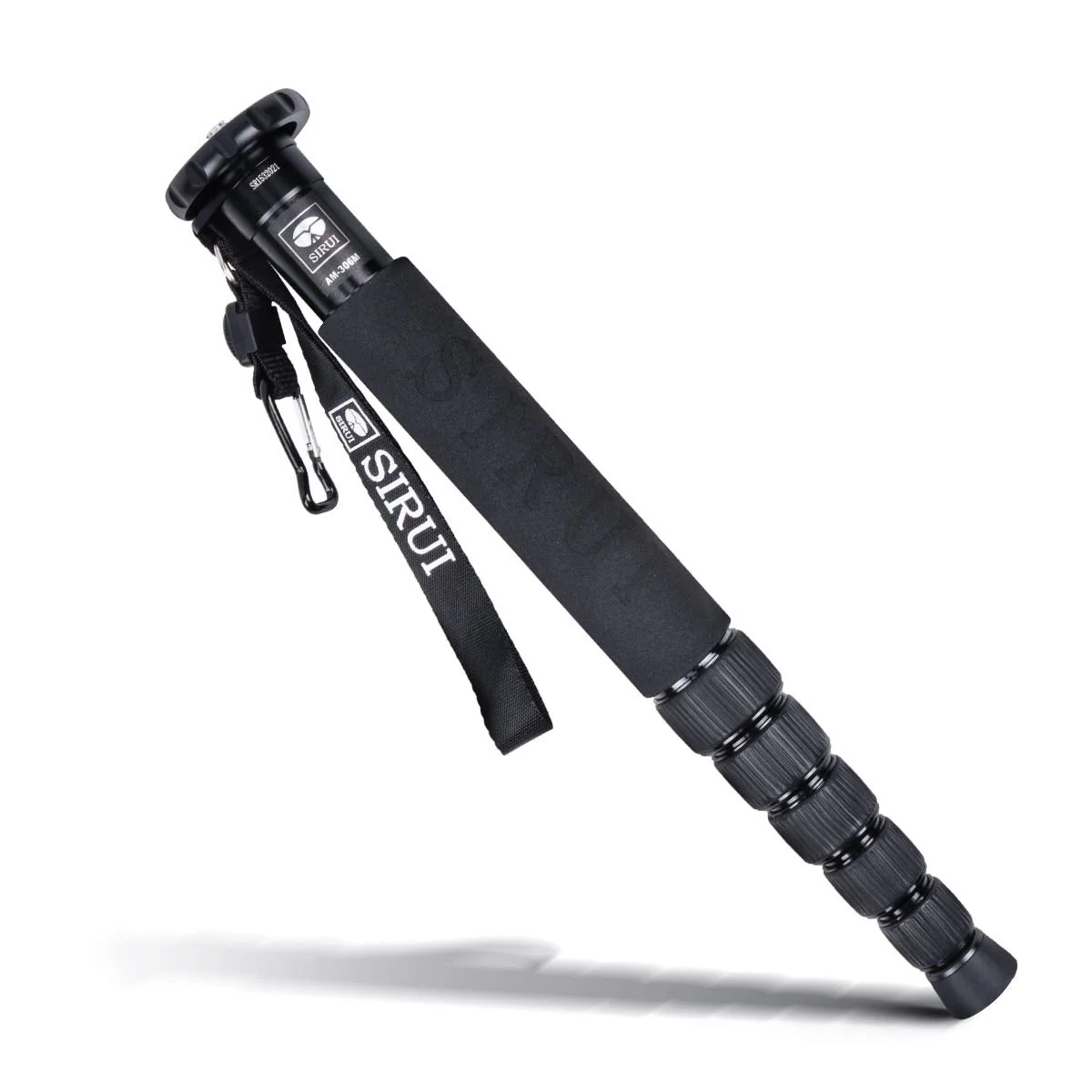 SIRUI AM-306M Camera Monopod, 6-Section 15.6-61.4 inches Aluminum Alloy Extendable Compact Lightweight Portable Travel Monopod for DSLR Cameras, Payload 17.6 lbs/8kg