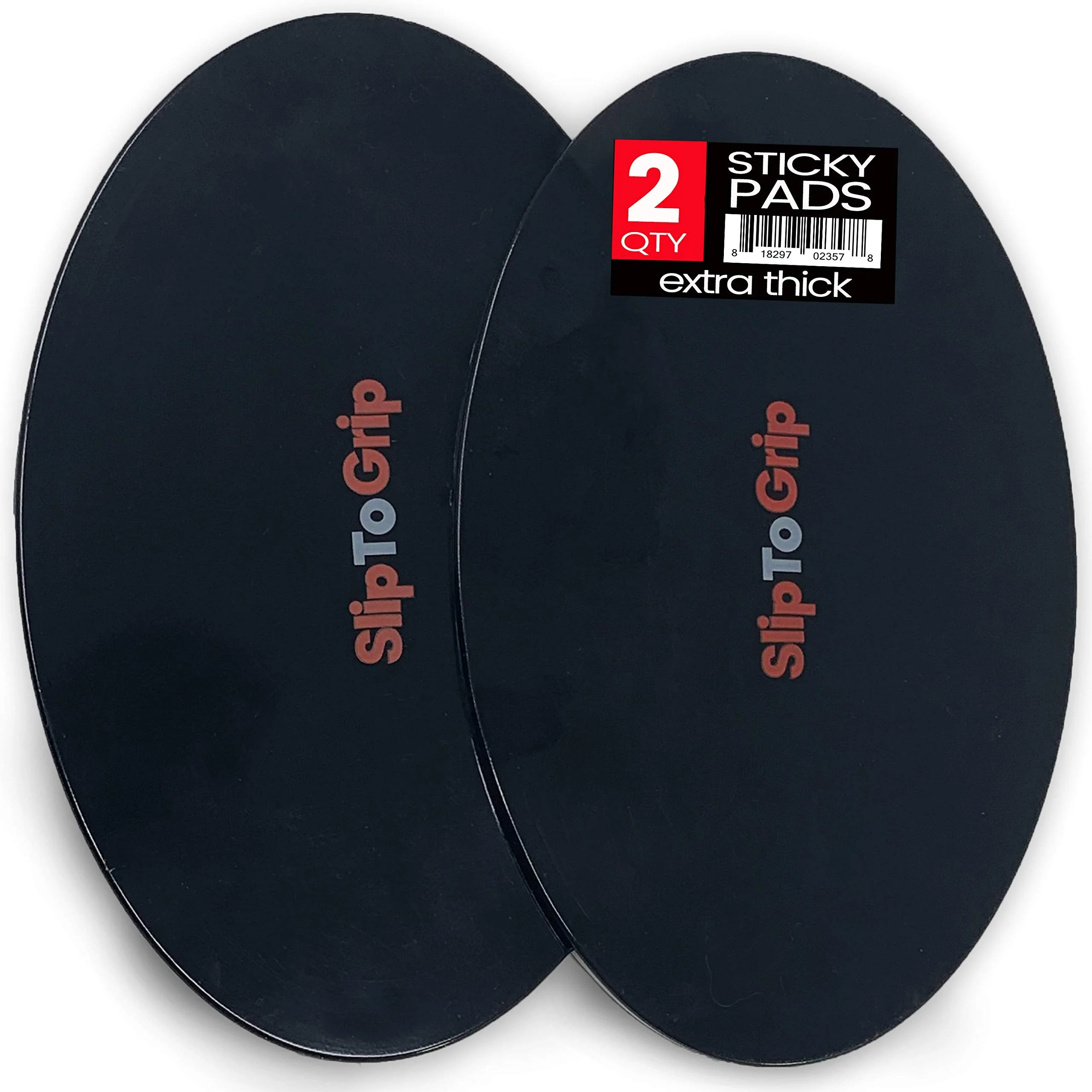 SlipToGrip Premium Cell Pads Twin Pack - Two Universal Cell Pads. Sticky Anti-Slip Gel Pads - Holds Cell Phones, Sunglasses, Coins, Golf Cart, Boating, Speakers.