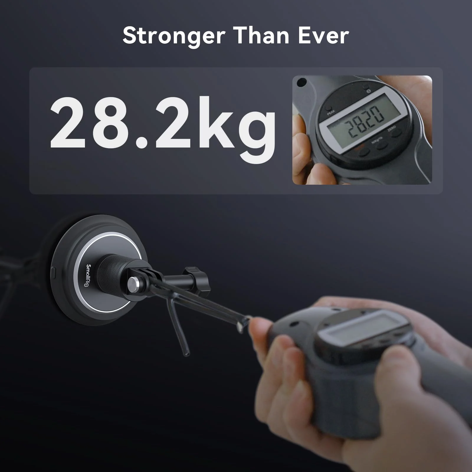 SMALLRIG Magnetic Mount for Gopro, Powerful Camera Car Mount Outside for Gopro, for Insta360 and Phone, 360?Rotation for Car and Gym Single magnetic mount w 360° base - Image 3