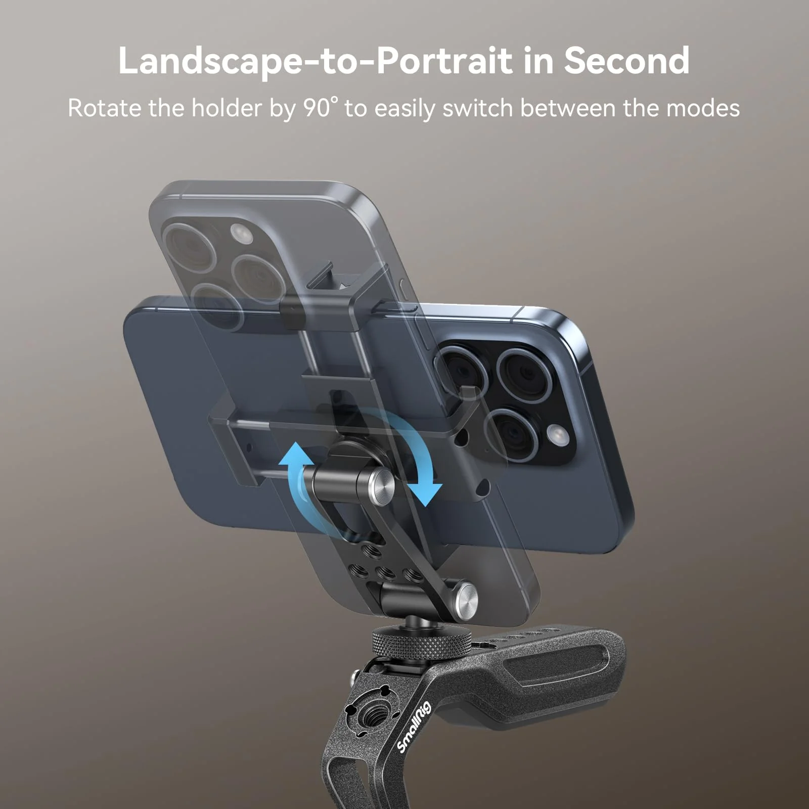 SMALLRIG Metal Phone Support with Cold Shoe Mount, Universal Cell Phone Mount Adapter Support Free Adjustment Joints, Phone Tripod Mount for iPhone 15 14, for Samsung Galaxy etc. - 4382 - Image 4