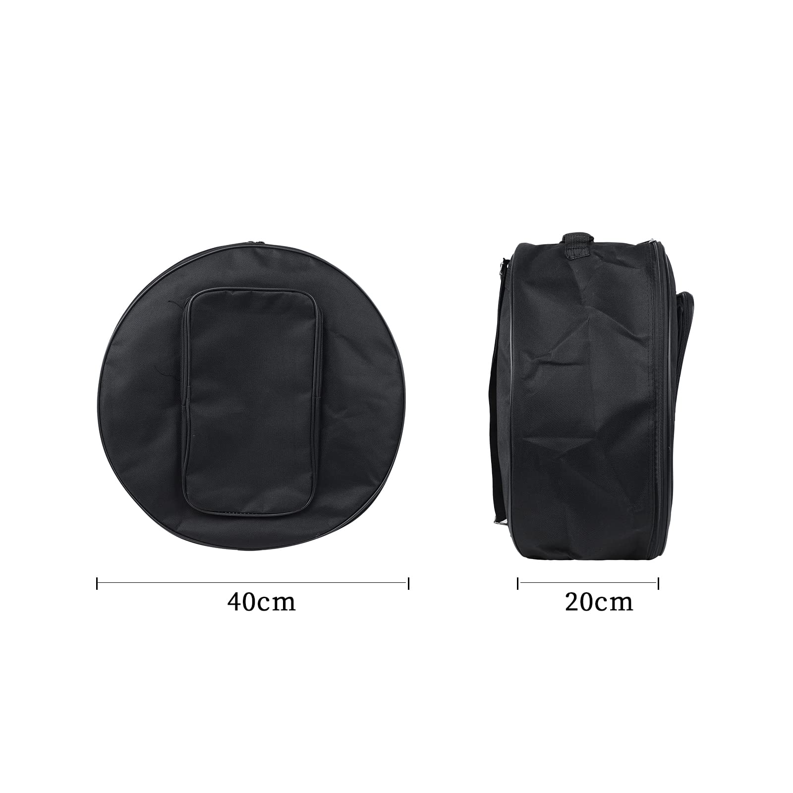 Snare Drum Bag Waterproof Drum Backpack Travel Drum Shoulder Bag Portable Drum Storage Case with Adjustable Strap and Padded Handle,14" - Image 8