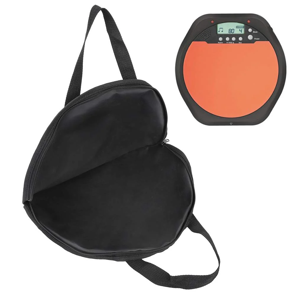 Snare Drum Case, Drum Pad Stand, Waterproof 12 Inch Dumb Drum Bag Drum Stick Bag for Music Book Clip Dumb Drum Pad Beginner Music Enthusiast - Image 2