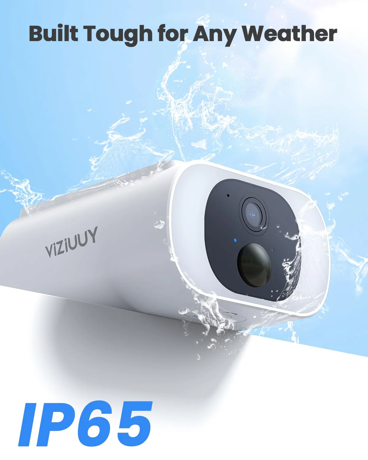 Solar Camera Outdoor Wireless, 2K Cameras for Home Security with Embedded Solar Panel, WiFi Surveillance Camera, Colorful Night Vision, 2-Way Audio, Continuous Power, Compatible with Alexa White-1Pack - Image 7