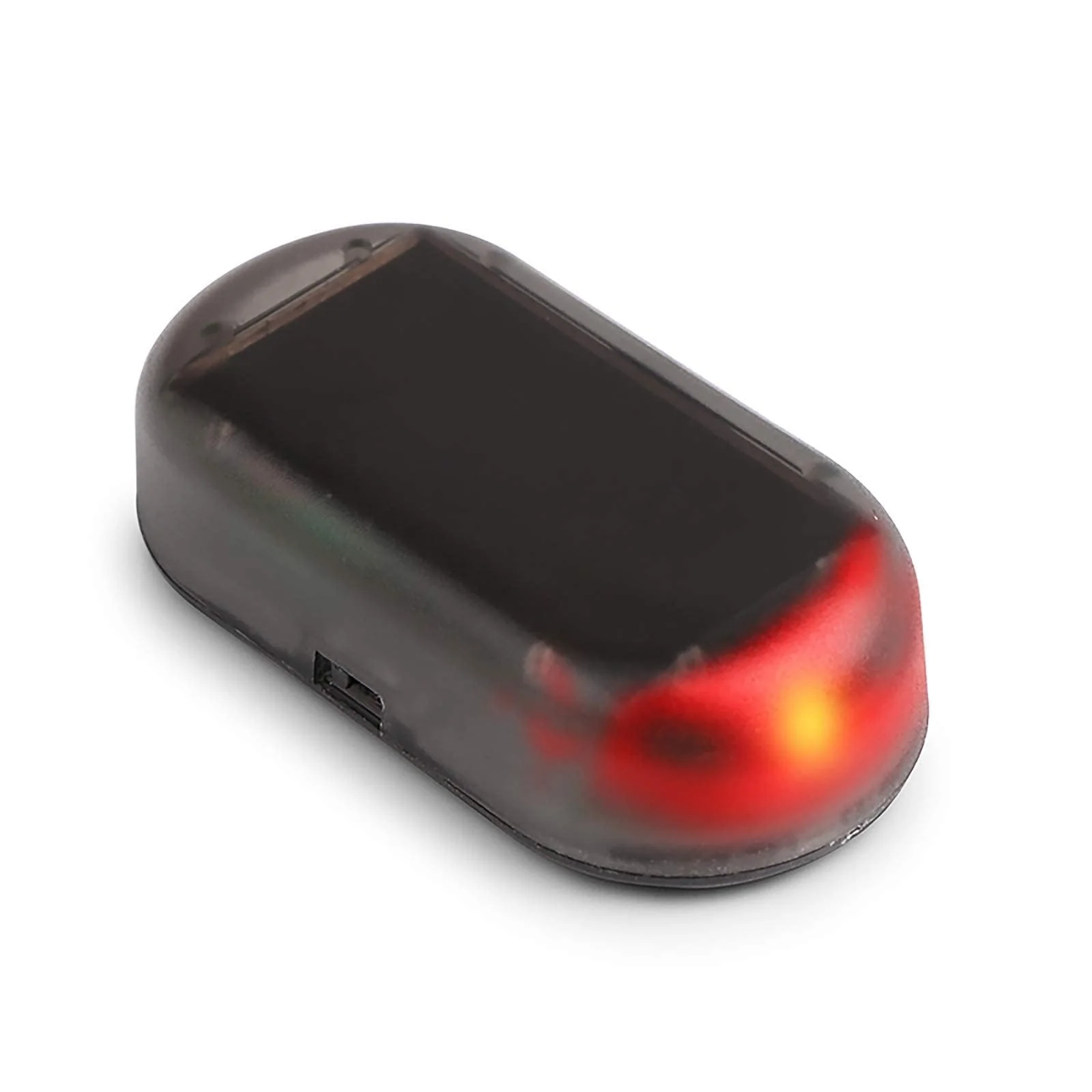 Solar Car Alarm LED Light, 1Pack Anti-Theft LED Flashing Security Light Car Security Anti Theft Device Red Light Self-Adhesive Fake Lamp