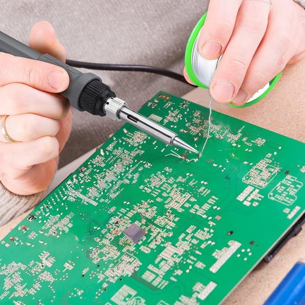 Solder 0.8 mm with 10 g Solder Paste, Solder Lead Free with Rosin Core, Solder with Flux 20 g, Solder Wire for Repair and DIY of Electronic Electric Soldering Components - Image 6