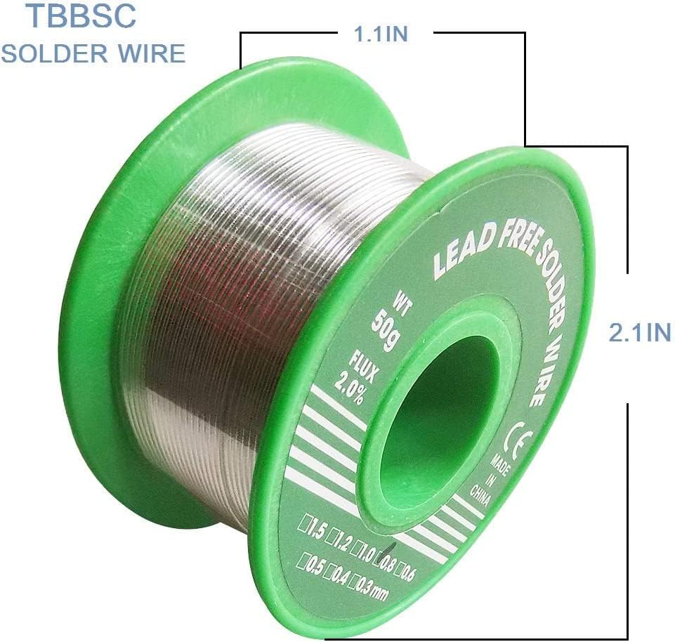 Solder 1.0 mm, solder lead free with rosin core, 20 g for the repair and DIY of electronic electric soldering components Solder 1.0 Mm 20 G - Image 2