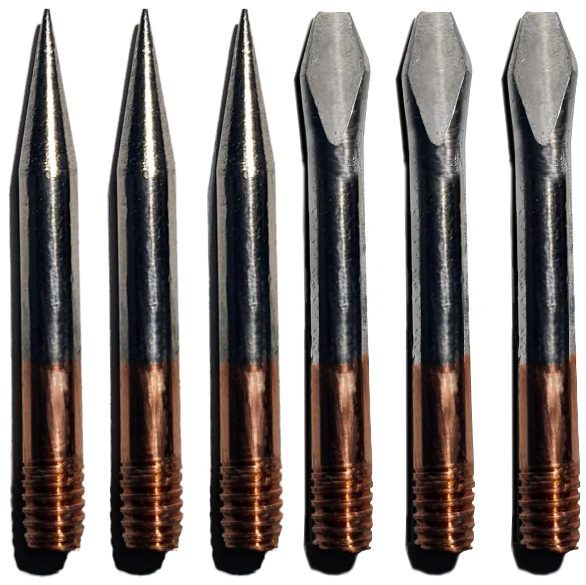 Soldering Tip, Screw-In Tip, M4 Thread, Parkside, Replacement - Set of 6 Soldering Tip Replacement Soldering Tips Set Soldering Station Tool Te Temperature Control - 6 Pieces