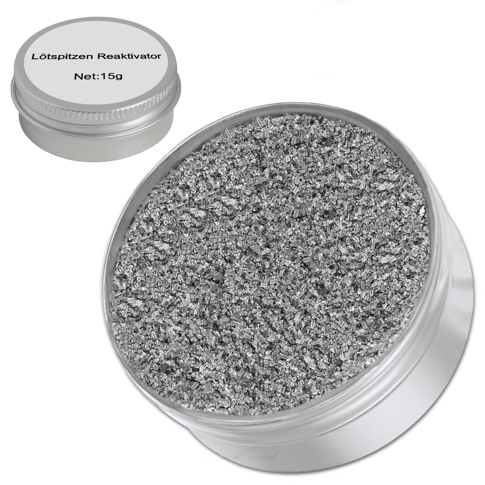 Soldering Tips Reactivator Lead-Free Soldering Tip Cleaner for Reactivating Oxidized Soldering Tips (Net Weight: 15g Tub)