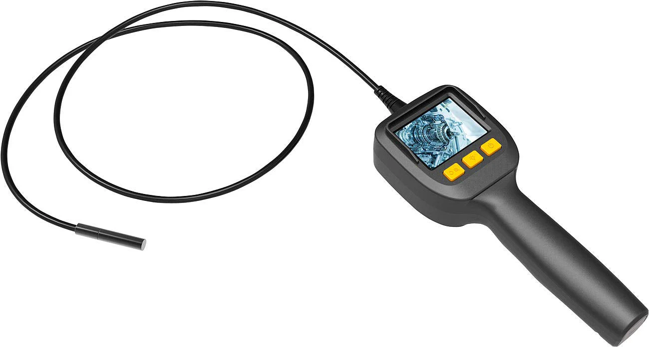 Somikon Telescope Camera: Endoscope Camera with Colour LCD Display, LED Light, Battery Operated, IP67 (Rod Camera, Endoscope Camera with Light, Pipe Cleaner)