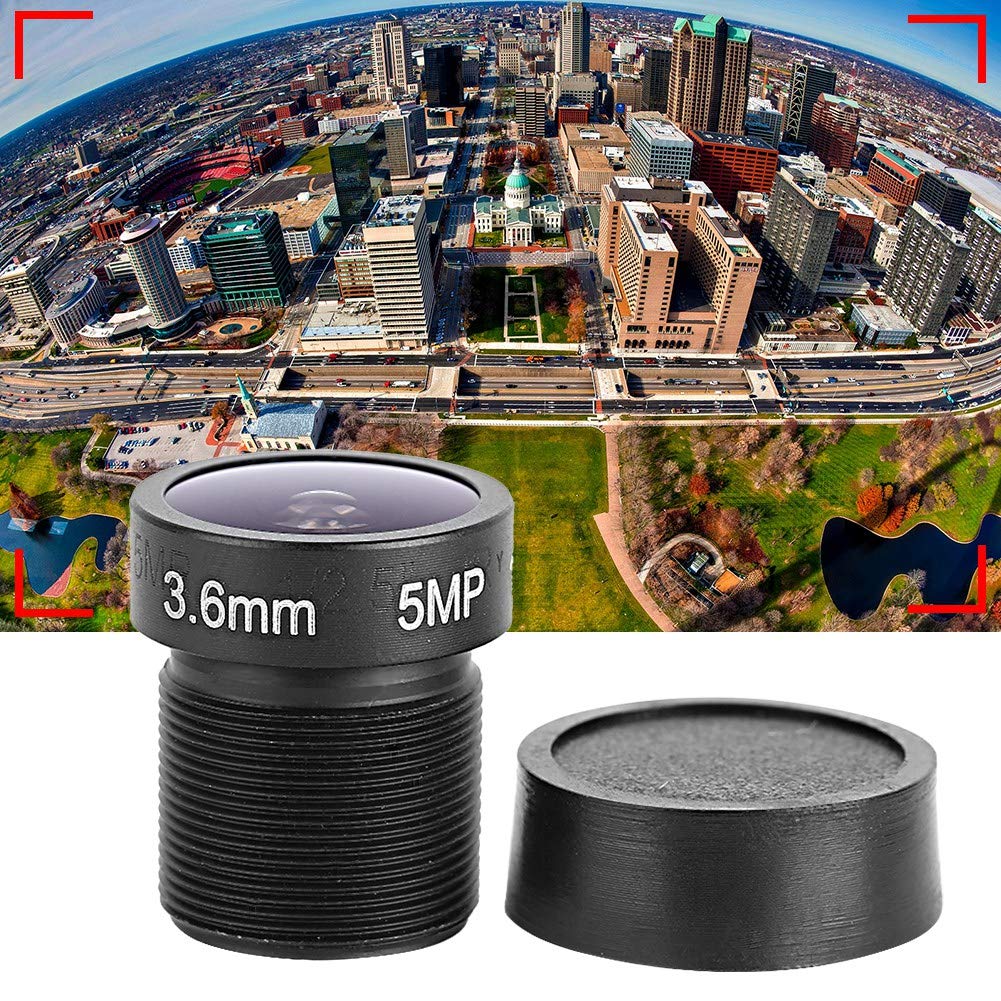 Sonew 3.6mm Surveillance Security Camera CCTV Lens 90 Degree Wide Angle 5MP High Definition Camera Lens Security Replacement Accessories - Image 6