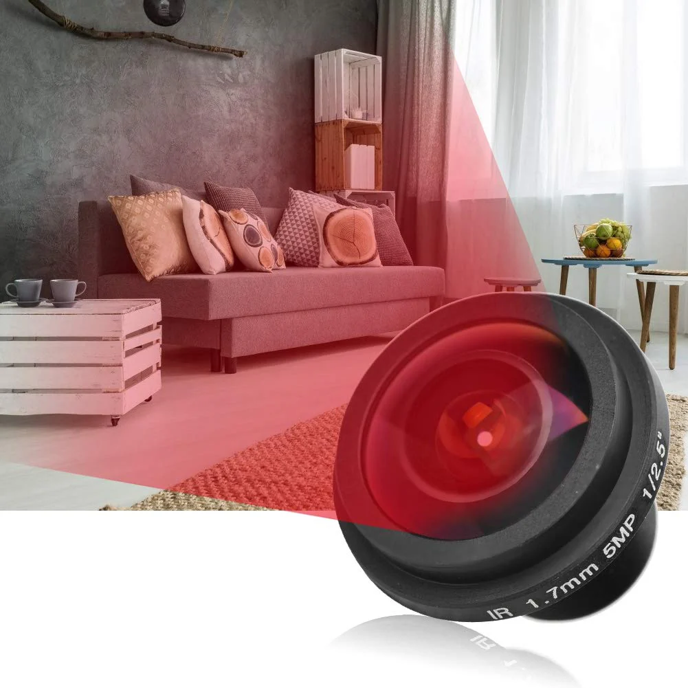 Sonew HD 5MP Fisheye Security Camera Lens with 1.7mm Length, 170°Wide Angle Lens for CCTV Camera - Image 4