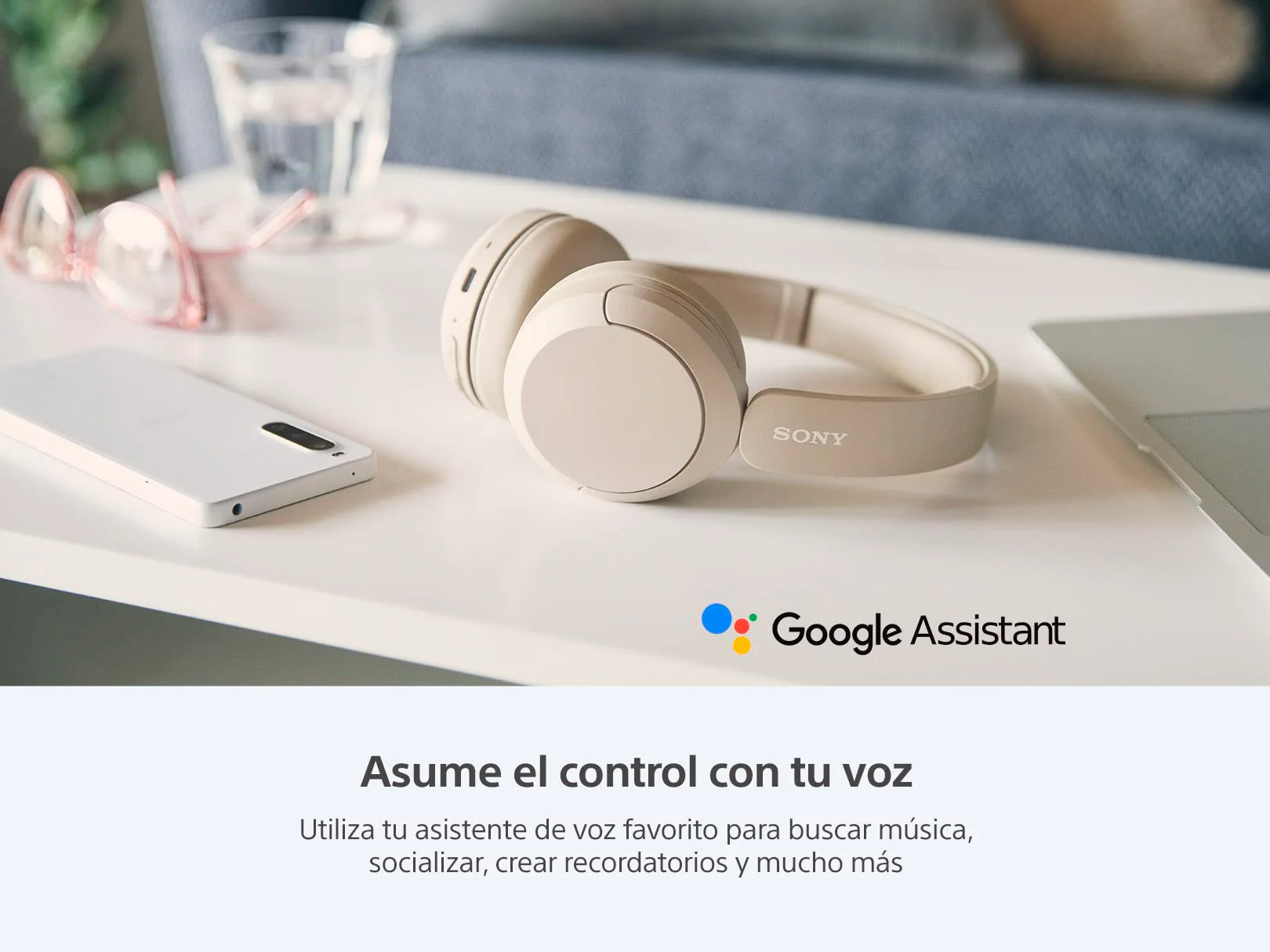 Sony WH-CH520 Best Wireless Bluetooth On-Ear Headphones with Microphone for Calls and Voice Control, Up to 50 Hours Battery Life with Quick Charge Function, Includes USB-C Charging Cable - Black - Image 8