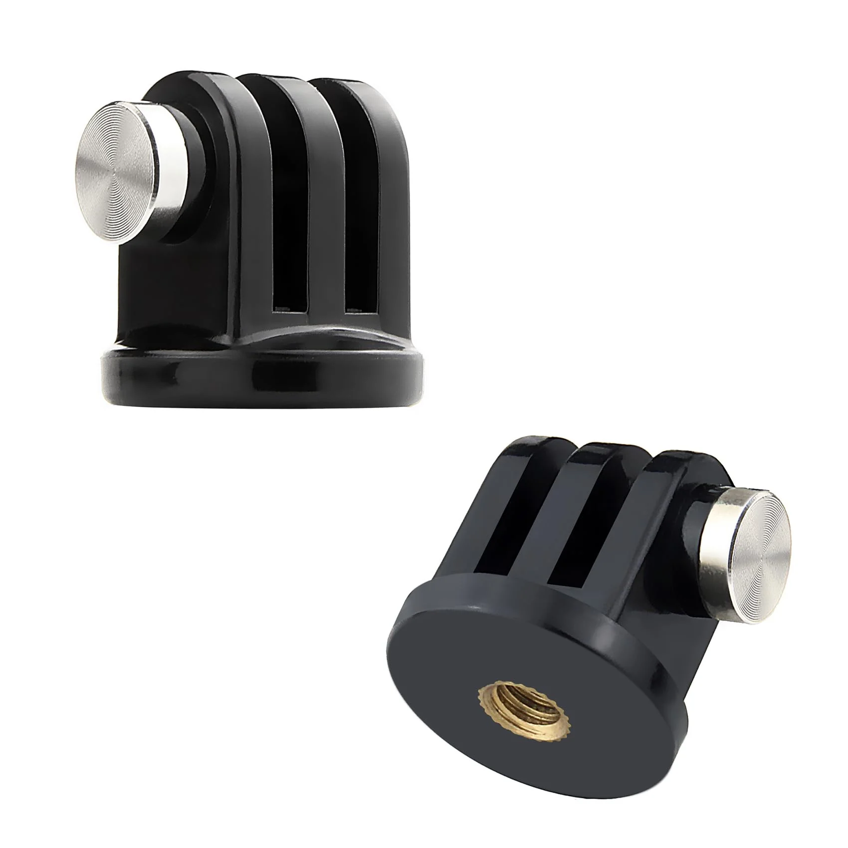 SOONSUN 3PCS Mini Round Tripod Adapter Mount for Gopro Hero 12, 11, 10, 9, 8, 7, 6, 5, 4, 3, 3+, Hero Session, GoPro Max, Mini, Fusion, AKASO, SJCAM, DJI Osmo Action Cameras - Image 5