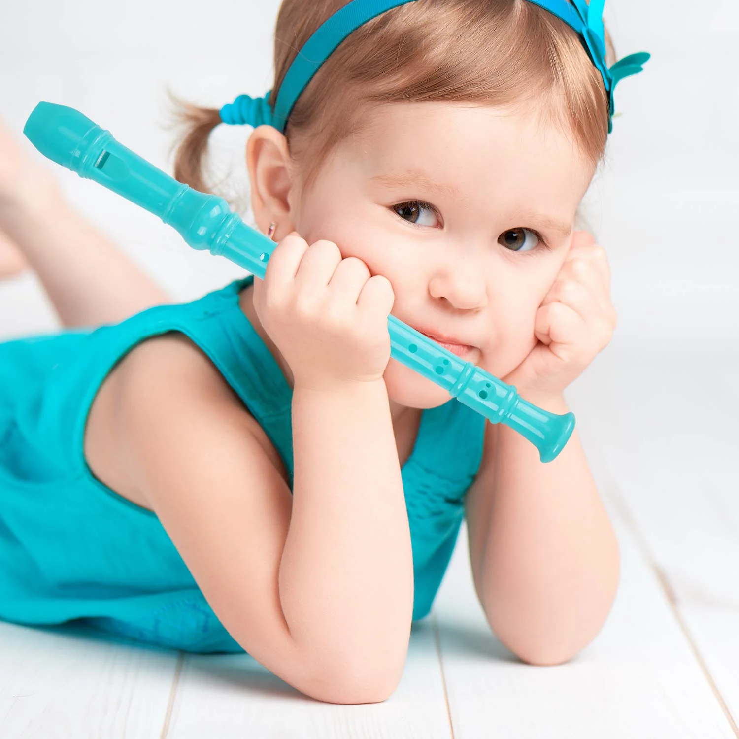 Soprano Recorder Descant Flauta Recorder 8 Hole ABS Clarinet German Style Treble flute C Key for Kids Children With Fingering Chart Instructions with Cleaning Rod Bag white - Image 6