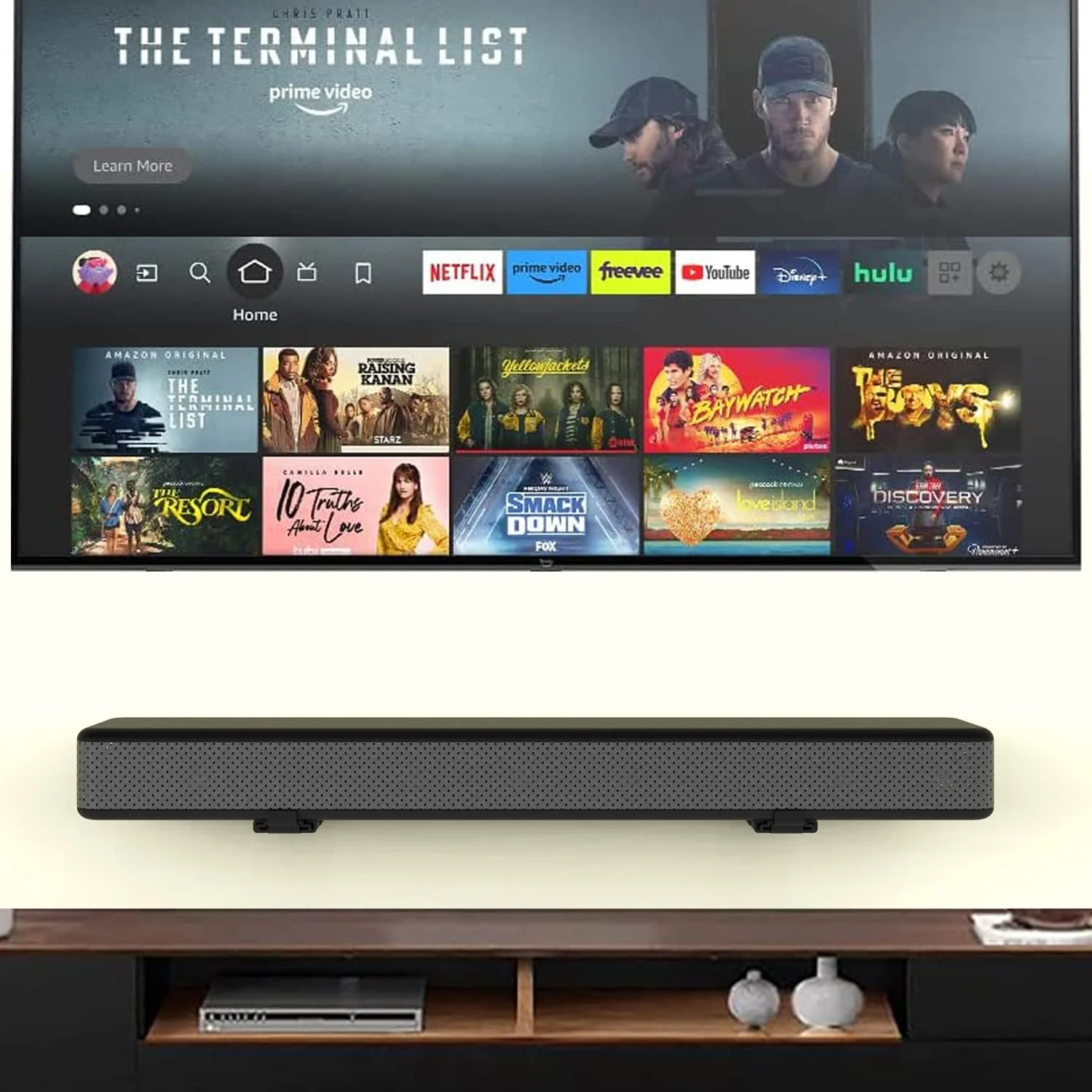 Soundbar Mount | Works with All Soundbar Including Samsung, Sony, Vizio, LG, & More | Depth Adjustable Sound Bar Mounts Under TV Bracket - Image 2