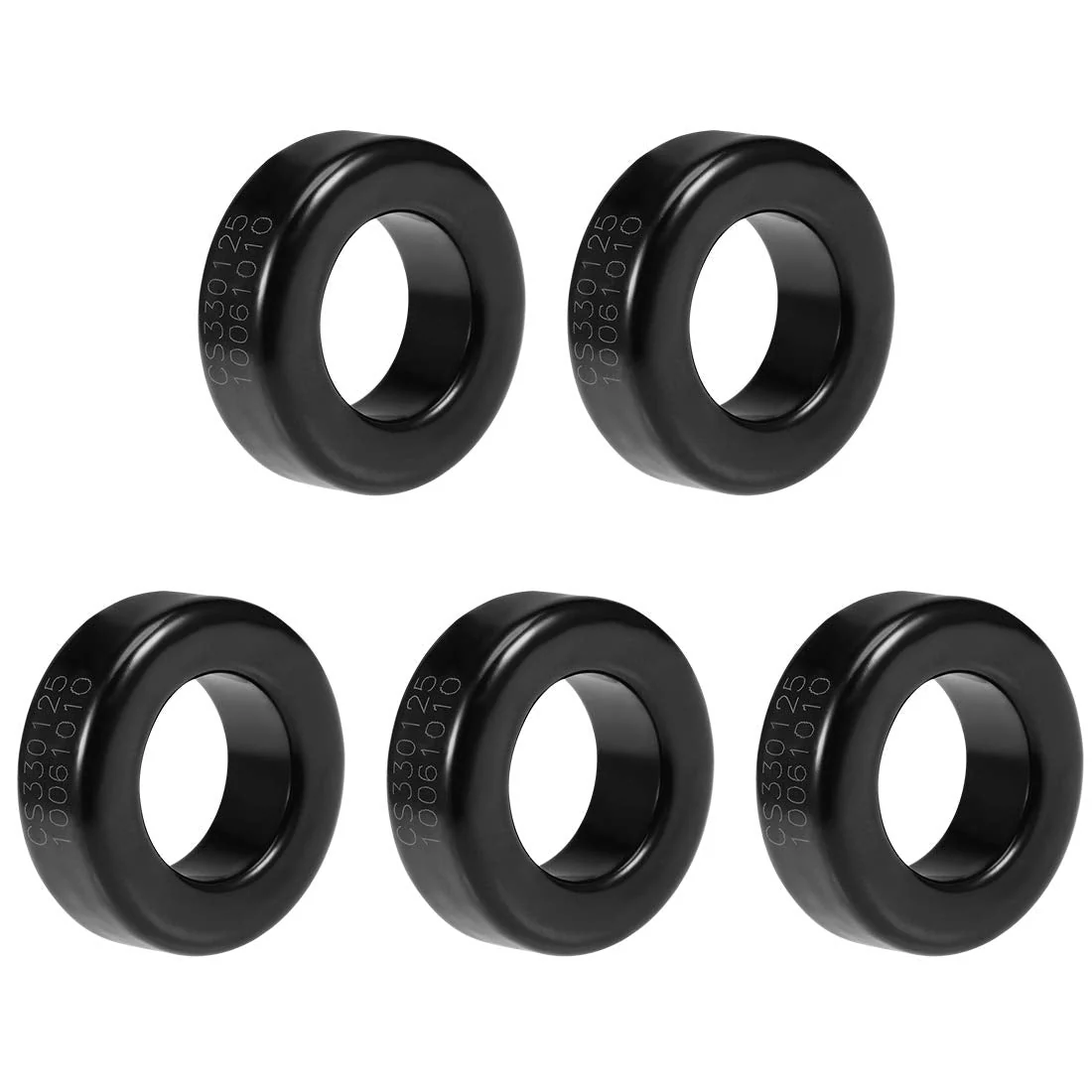 sourcing map Pack of 5 Black Grey 19.3 x 33.7 x 11.3 mm Toroidal Core Inductor Coil de