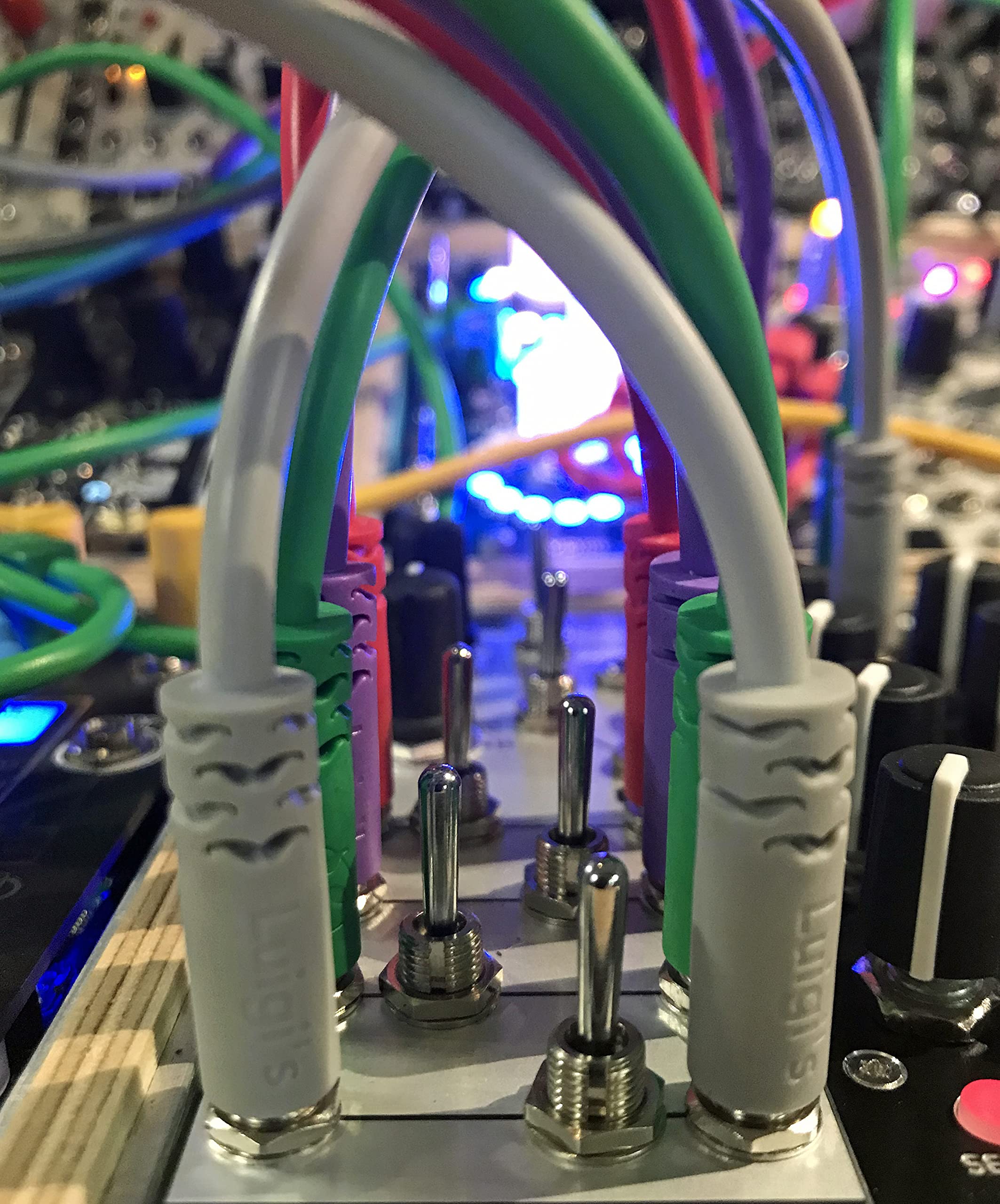 Spaghetti Patch Cables Shielded Patch Cords | 3.5 mm Mono Male to Male | 26 AWG Copper Wire | Flexible No-Kink PVC Jacket - Image 4