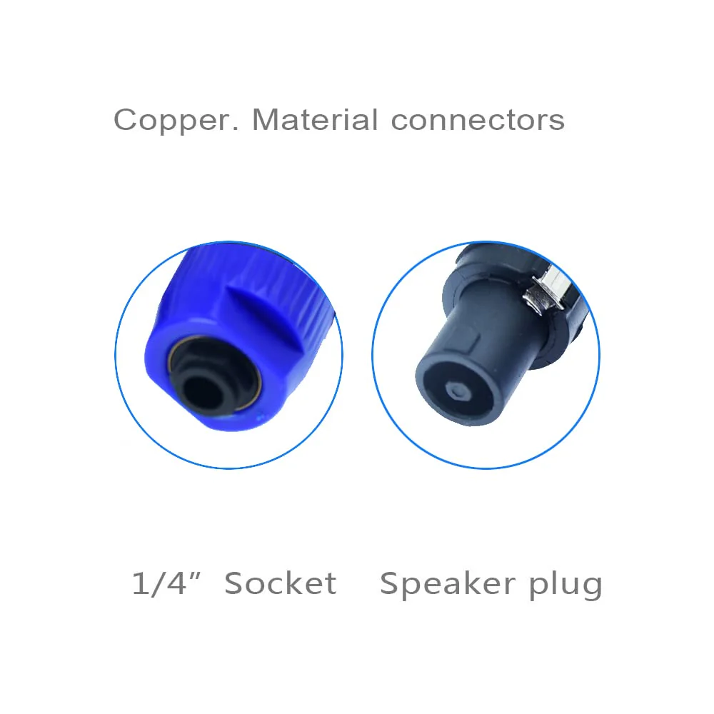 Speakon to 1/4 Adapter na4ljx Connector Upgraded 1/4" inch ts Jack Female to NL4FC Male Converter are for Converting Cable to NL4FC Plug for pa dj Speaker/Amplifier/Mixer (2pcs) 2pcs - Image 4