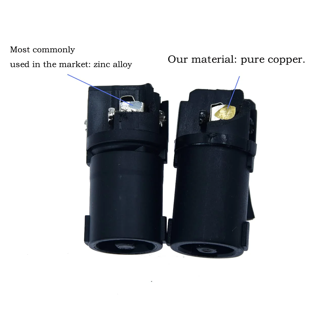 Speakon to 1/4 Adapter na4ljx Connector Upgraded 1/4" inch ts Jack Female to NL4FC Male Converter are for Converting Cable to NL4FC Plug for pa dj Speaker/Amplifier/Mixer(Adapter - 2PCS) Adapter - 2PCS - Image 2