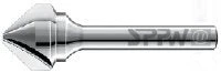SPPW Countersink Solid Carbide 90° Z:3 Form C L: 53 Diameter 10.4