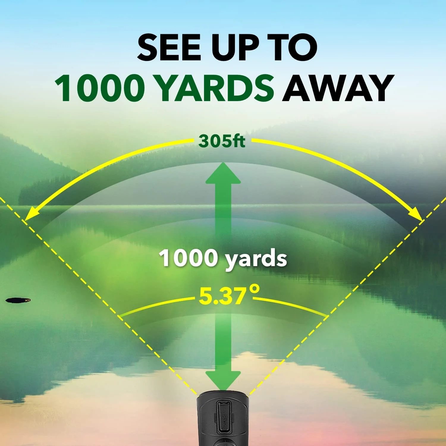 STARSCOPE Monocular G3 - Long-Range 10x42 High Powered Monocular for Bird Watching, Hunting, Sports, and More | Small Monocular for Adults with BAK4 Prism and Wide Field of View Black - Image 5