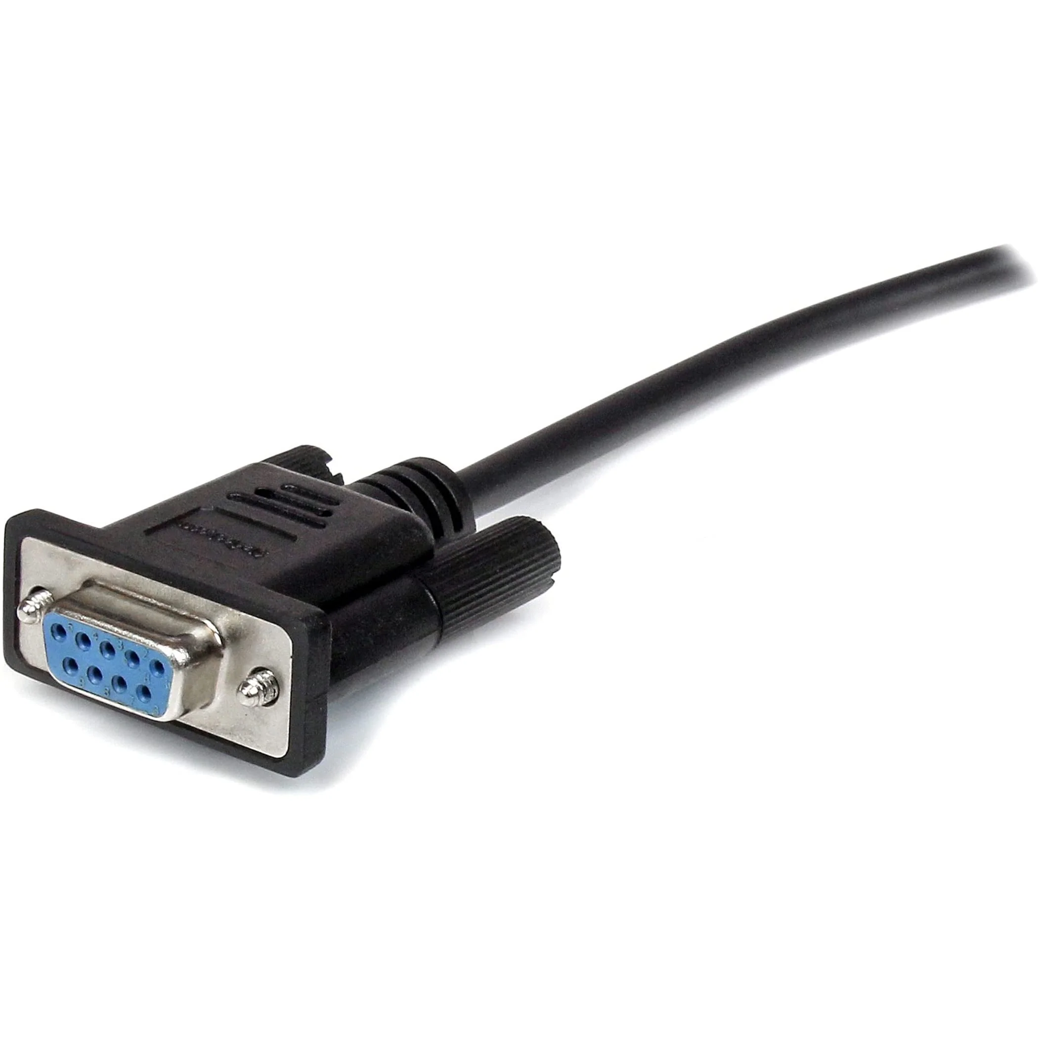 StarTech.com 1m Black Straight Through DB9 RS232 Serial Cable - DB9 RS232 Serial Extension Cable - Male to Female Cable (MXT1001MBK) 3.3 ft / 1 m - Image 2