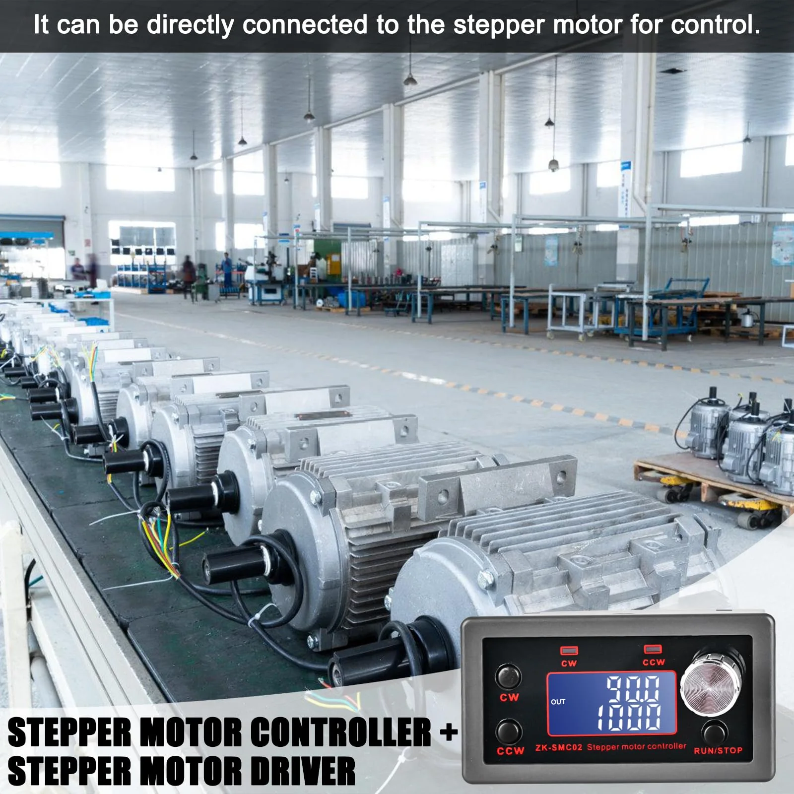 Stepper Motor Driver Controller for NEMA 17 23 Motor, 4A Stepper Motor Control Integrated Board Forward/Reverse Pulse Speed Angle Control Module PLC Serial Communication - Image 3