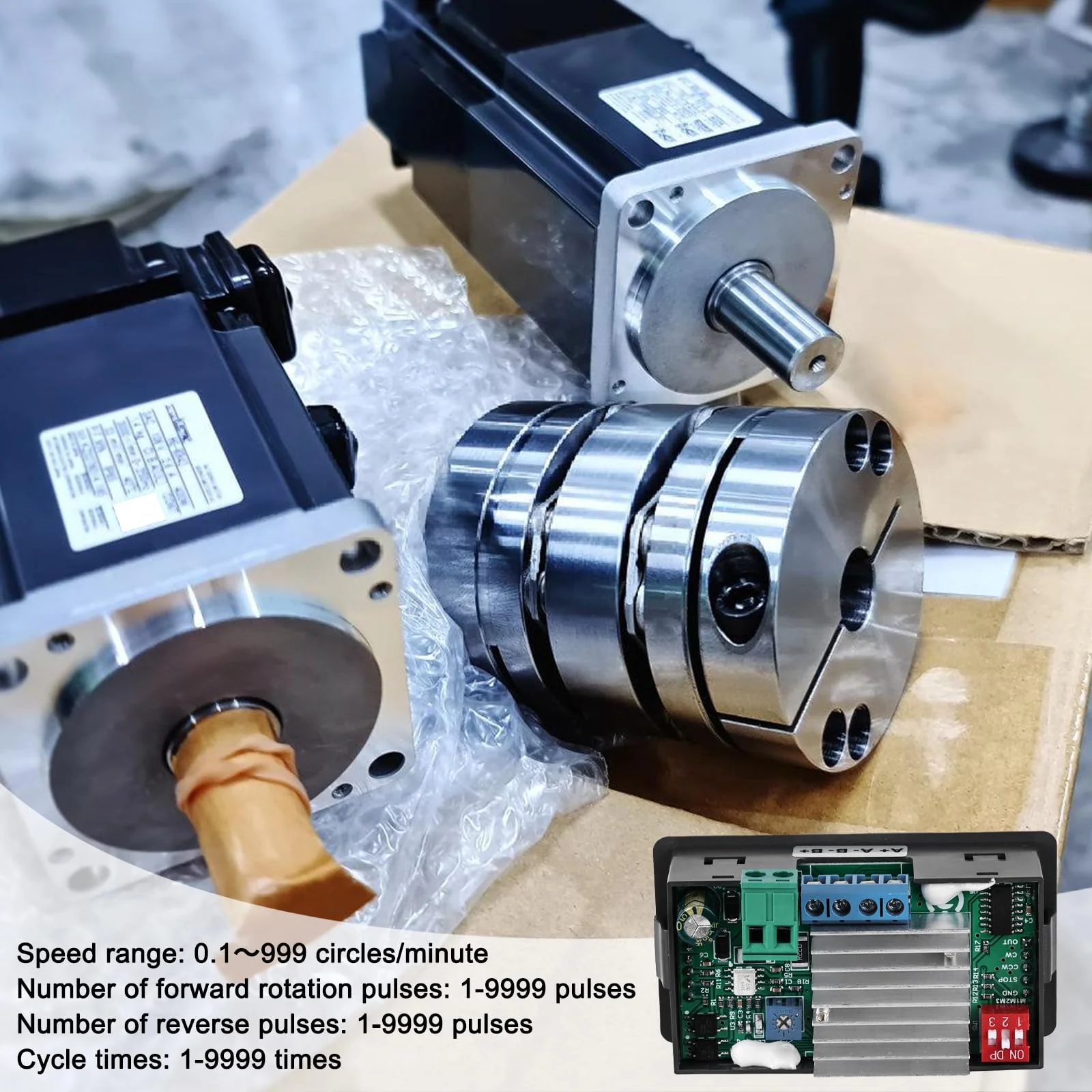 Stepper Motor Driver Controller for NEMA 17 23 Motor, 4A Stepper Motor Control Integrated Board Forward/Reverse Pulse Speed Angle Control Module PLC Serial Communication - Image 6