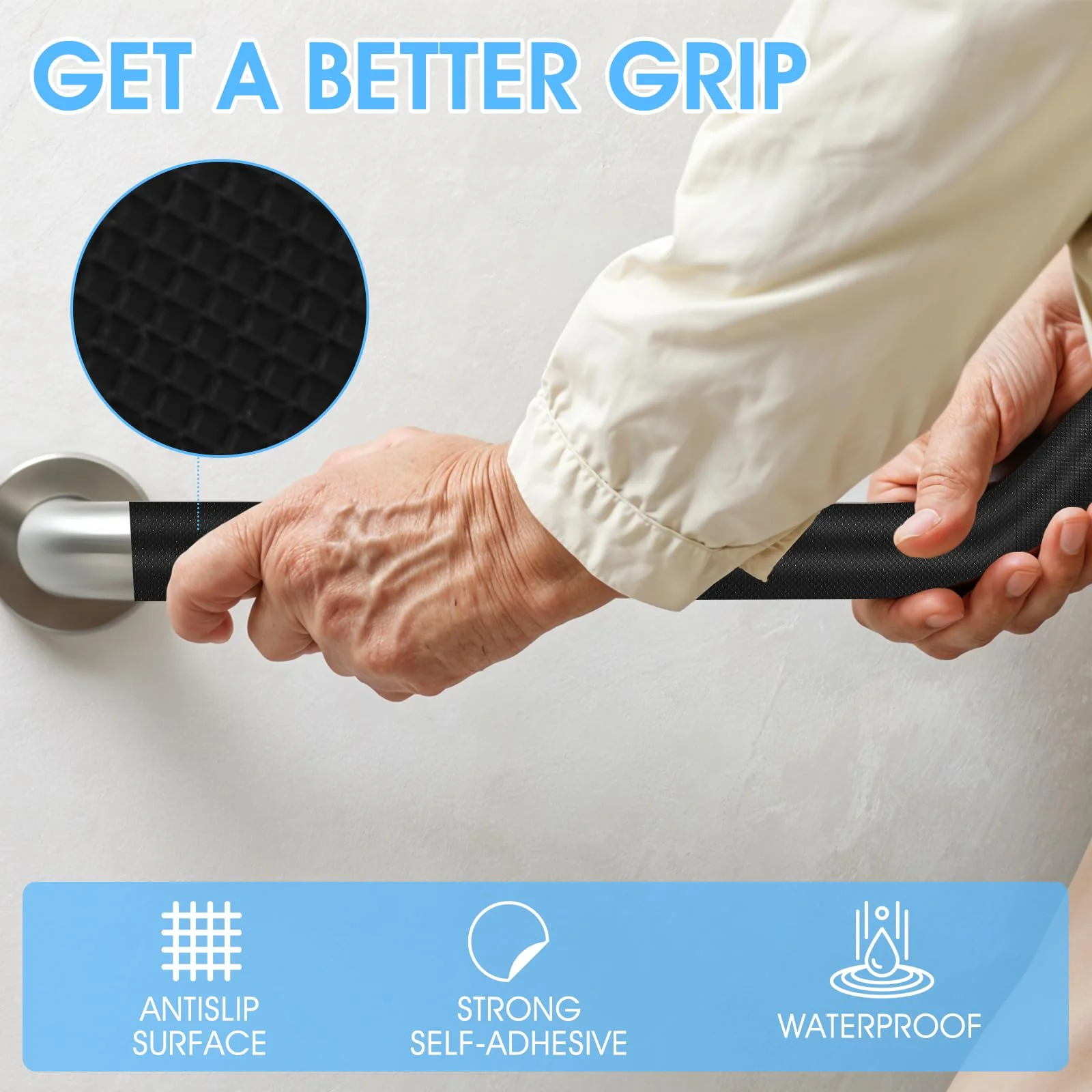 Sticky Anti-Slip mat Non-Slip Rubber Tape Universal Car Dashboard Sticky mat 4pcs Adhesive Waterproof Soundproof Pad Cuttable Heat Resistant Sheet for Safer Handle & Surface for DIY Floor Cushioning - Image 5