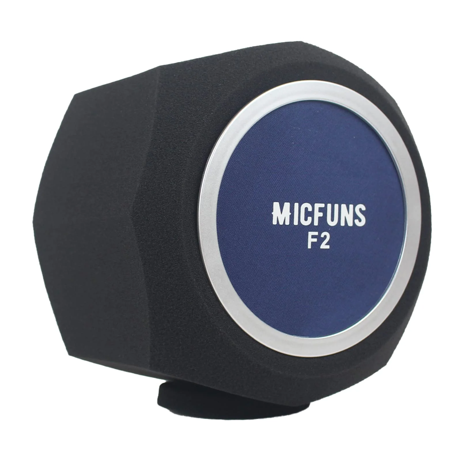 Studio Microphone windscreen F3 Microphone Wind Shield Pop Filter for 1.77 inch-2.36 inch Vocal Isolation Booth Portable Studio Equipment, soundproof Cover(Blue) blue - Image 2