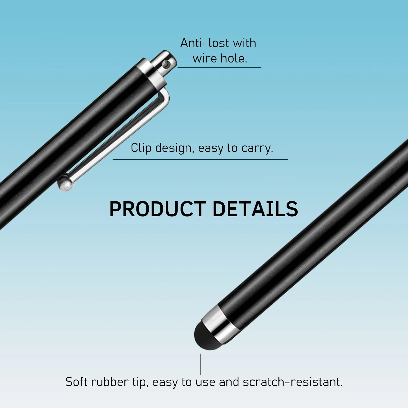 Stylus Pens for Touch Screens, AGREJO High Precision Universal Stylus for iPad iPhone Tablets Samsung Galaxy All Capacitive Touch Screens (10-Pack) 10-Pack - Image 2