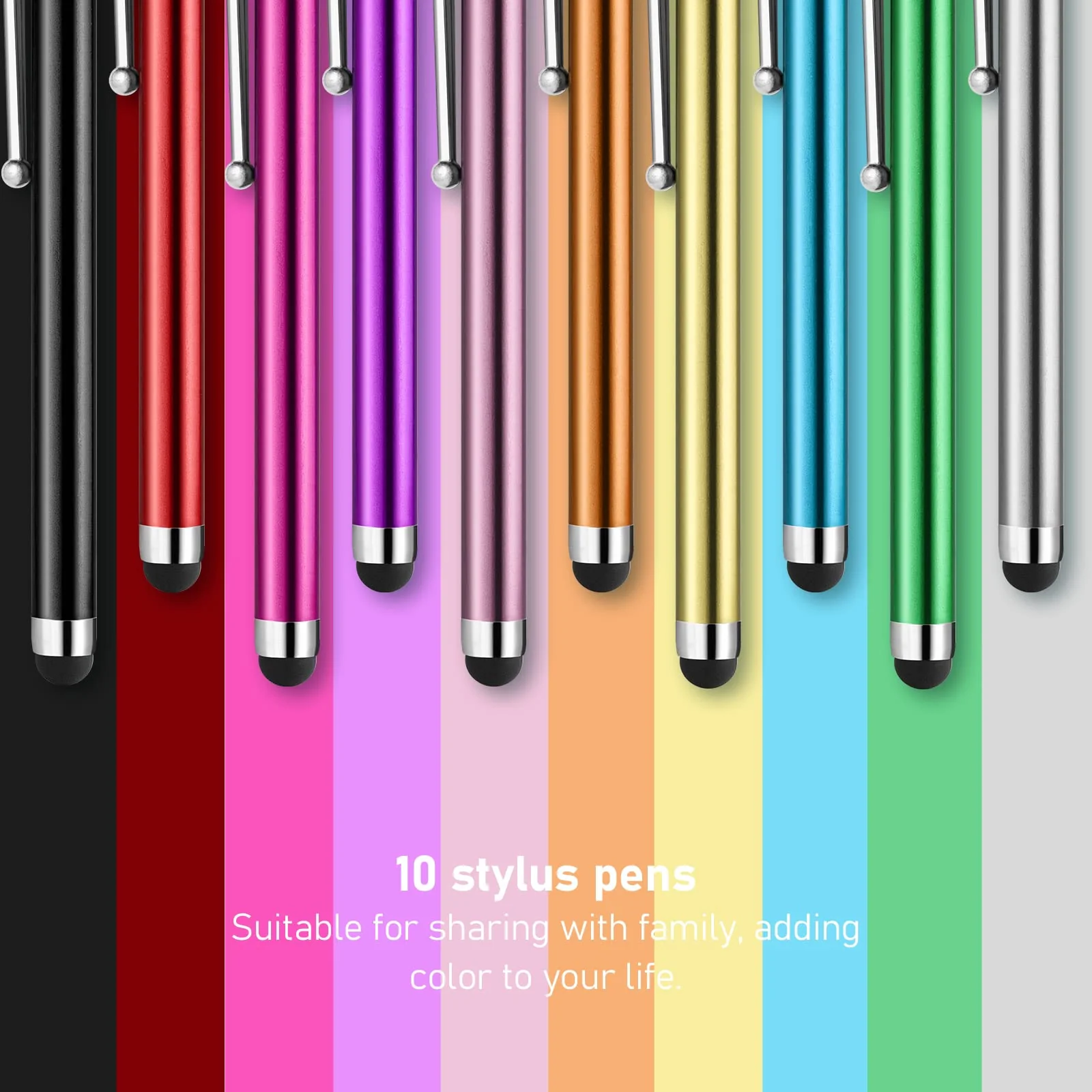 Stylus Pens for Touch Screens, AGREJO High Precision Universal Stylus for iPad iPhone Tablets Samsung Galaxy All Capacitive Touch Screens (10-Pack) 10-Pack - Image 7
