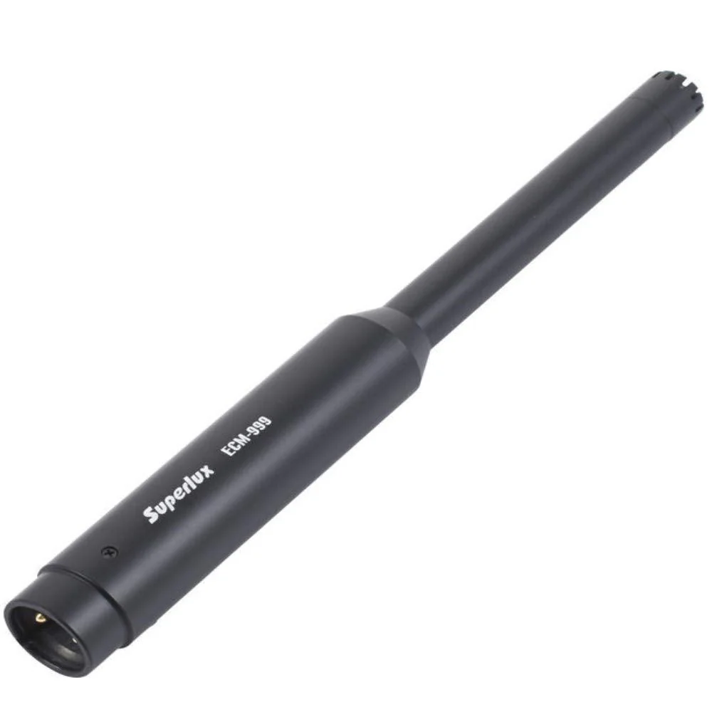 Superlux ECM999 Measurement Microphone, Omnidirectional Condenser Mic - Precision for Room Calibration, Audio Testing & Sound Analysis. Compatible with RTA Systems, Studio Recording (20Hz-20kHz, ±2dB) - Image 3