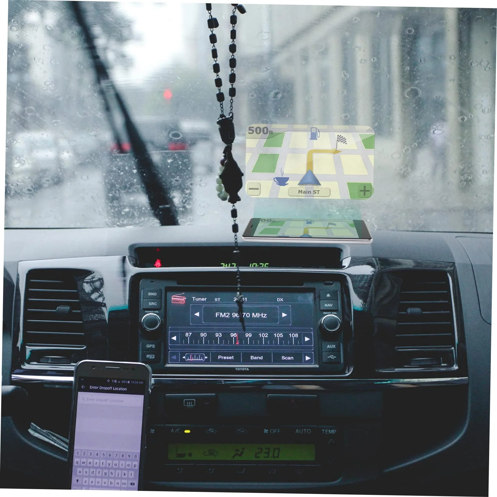 SUPVOX 2pcs Hud Reflective Film Car Hud Display Car Window Film Head up Display Screen Car Hud Reflective Head up Display Protective Screen Head-up Display Windscreen Film Window 1 - Image 6