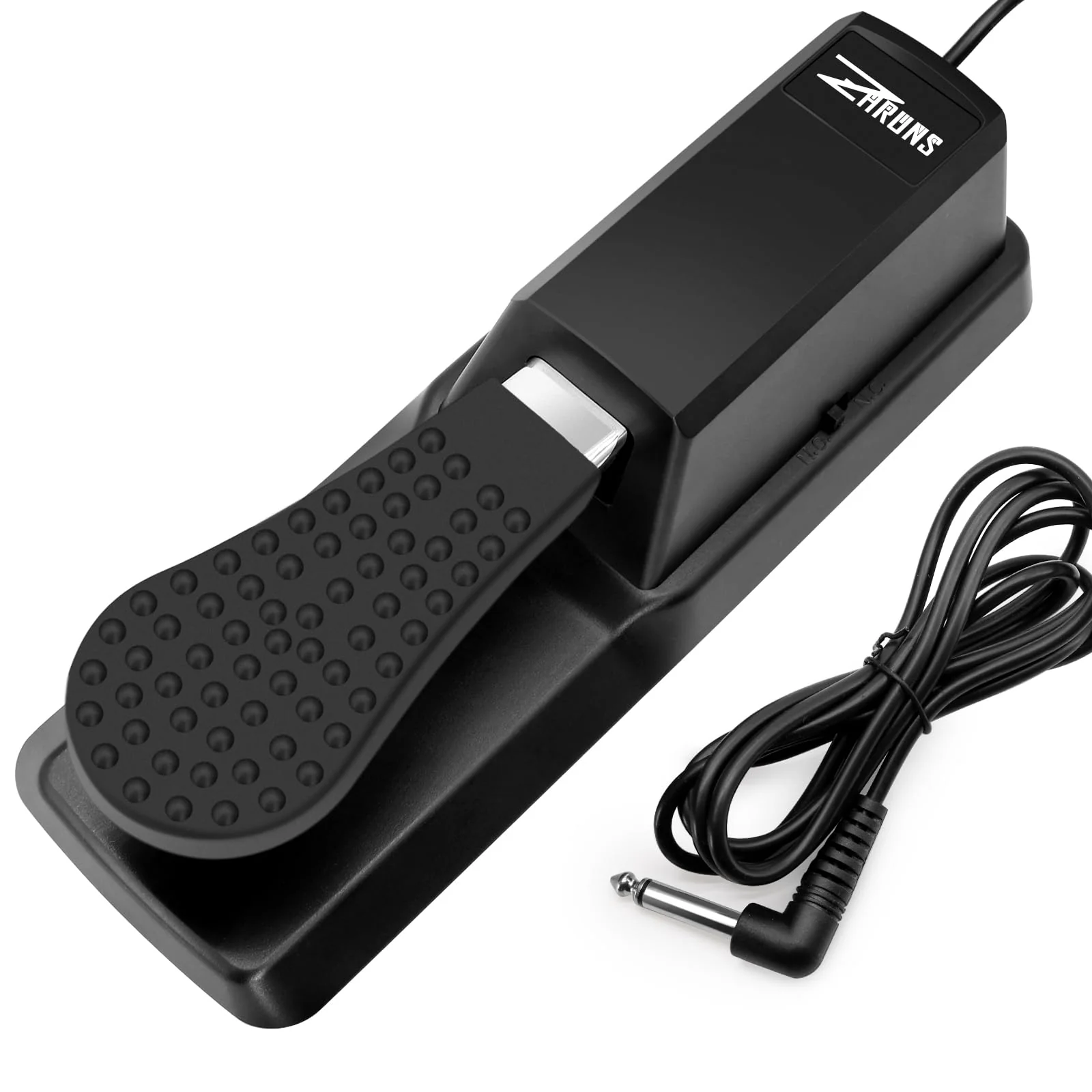 Sustain Pedal Universal for Keyboard, Piano Pedal with Polarity Switch for Digital Piano