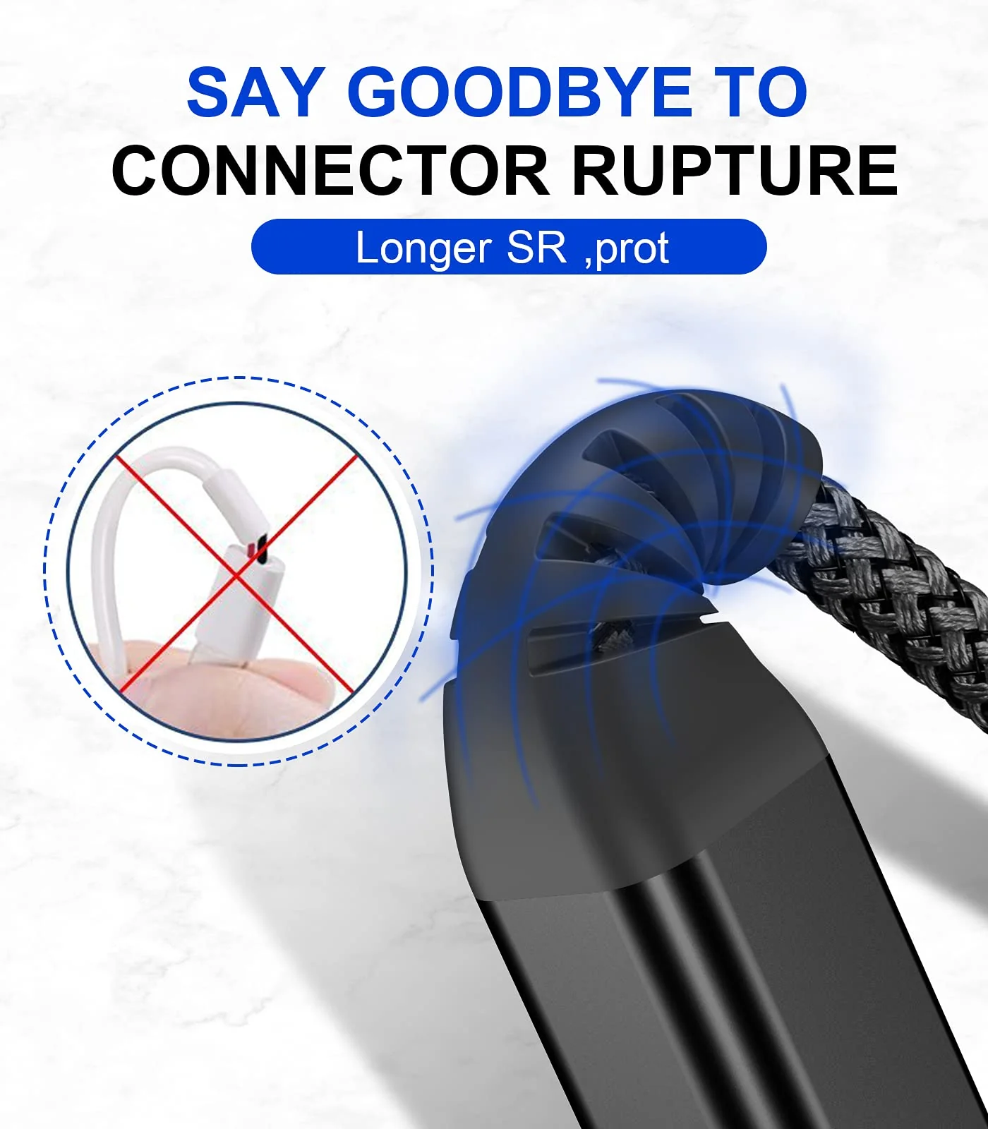 sweguard Printer Cable 10ft, USB 2.0 Printer Cable USB-A to USB-B Cable, High Speed Nylon Braided Scanner Printer Cord for HP Canon Dell Epson Brother Lexmark Xerox Samsung Piano DAC & More-Black black - Image 7