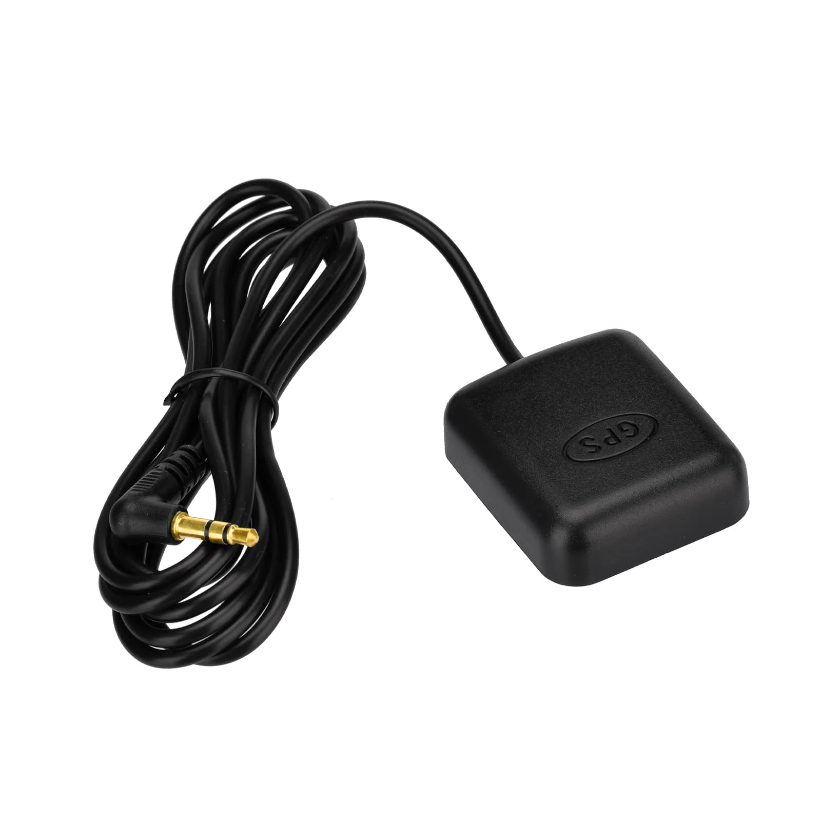 SZSAUTO Vehicle GPS Antenna Waterproof Active GPS Dash Cam Antenna with 3.5mm Plug for Car Truck SUV Windshield Mirror Dash Camera Cam Vedio Surveillance Monitoring DVR Recorder GPS Tracker Receiver 3.5 mm Plug