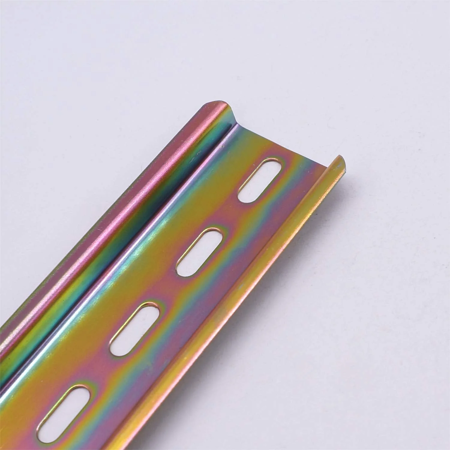 Taiss 3 x 25 cm DIN rail high-quality colour steel DIN rail for distribution cabinet control cabinet, 35 mm wide, 7.5 mm high, 250 mm long, 250 mm - Image 4