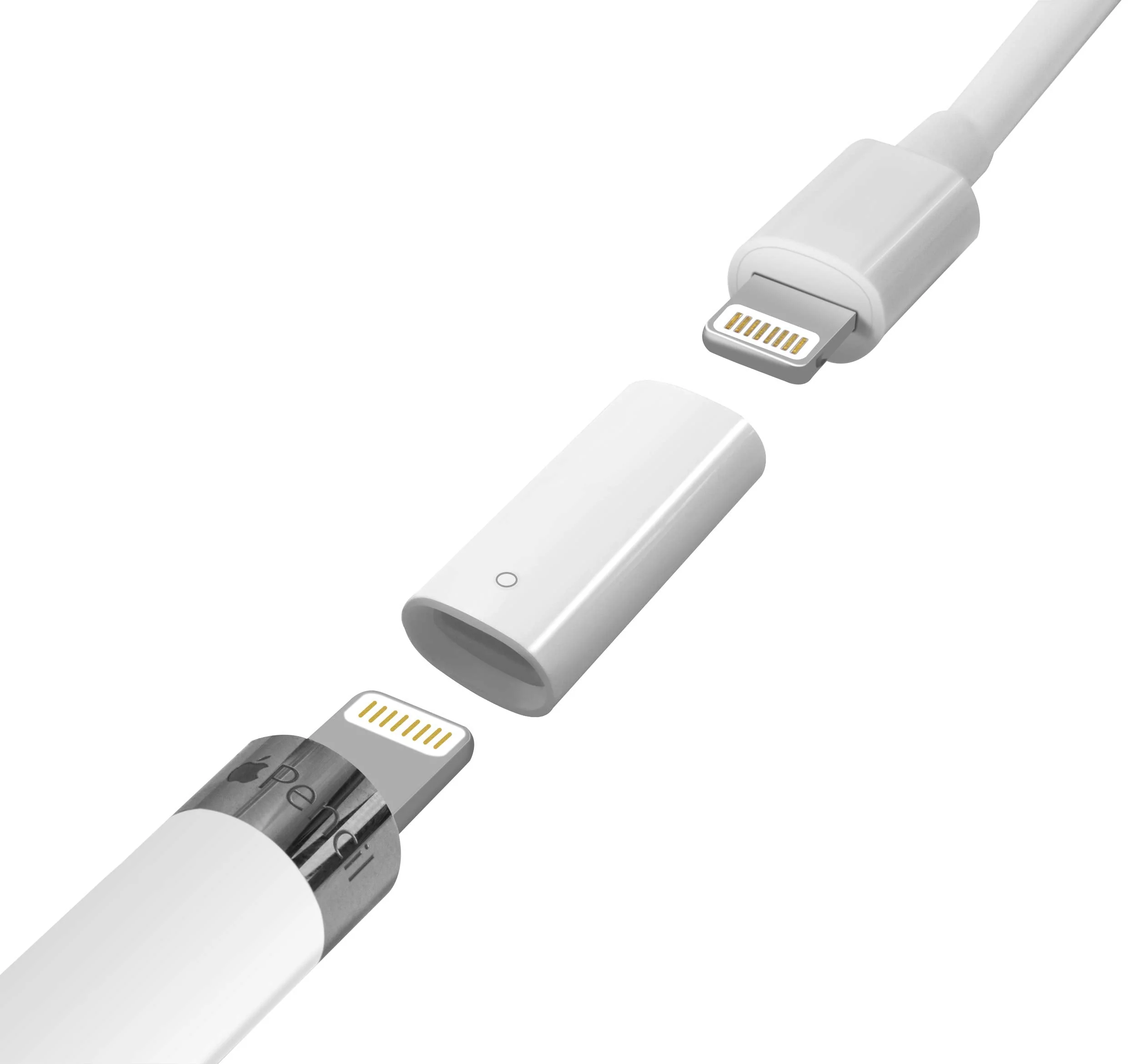 TechMatte Charging Adapter Compatible with Apple Pencil 1st Generation, Female to Female Charger Connector (2-Pack) - Image 2