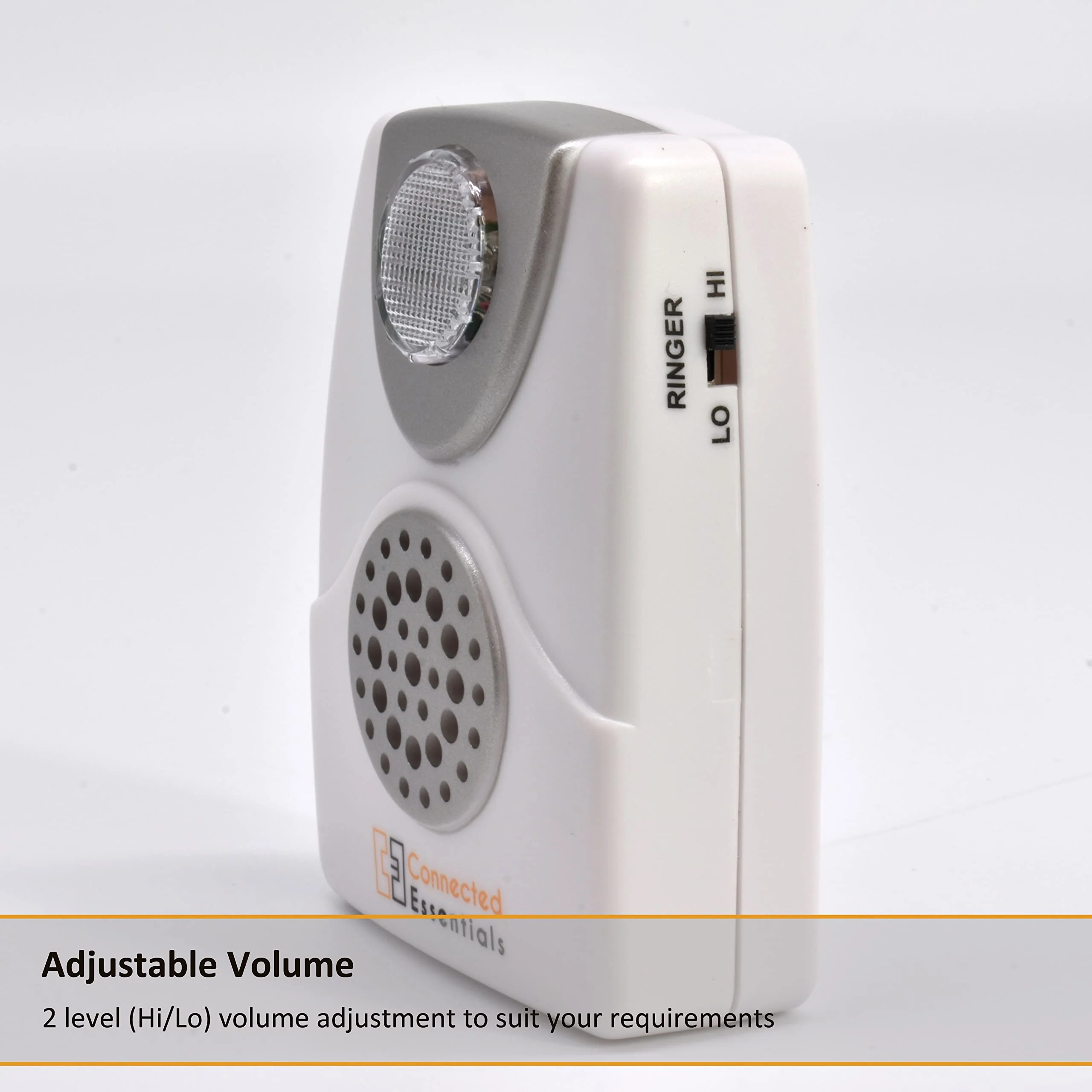 Telephone Ringer Amplifier by Connected Essentials - Loud Ringer with Bright Flashing Light - Image 4