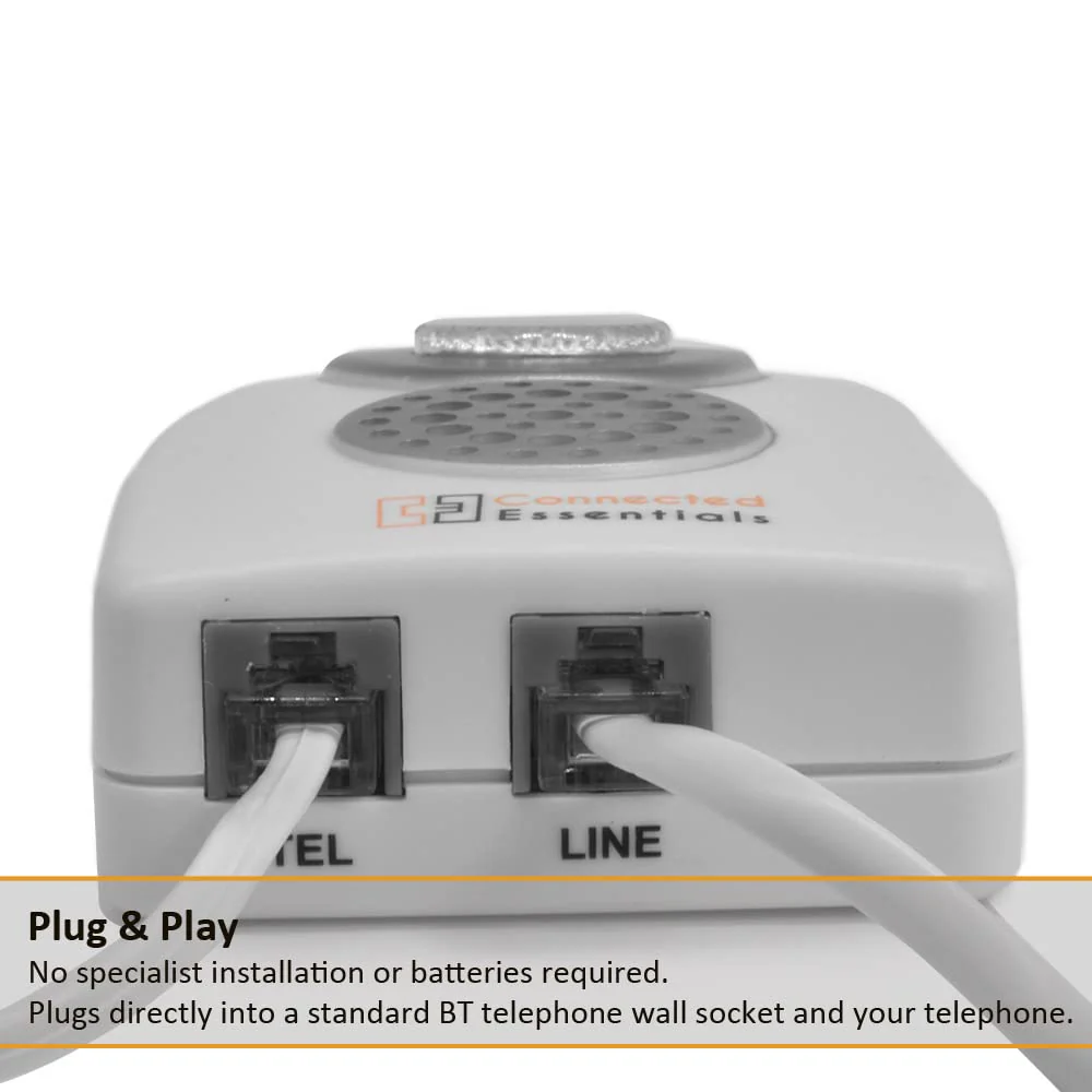 Telephone Ringer Amplifier by Connected Essentials - Loud Ringer with Bright Flashing Light - Image 7