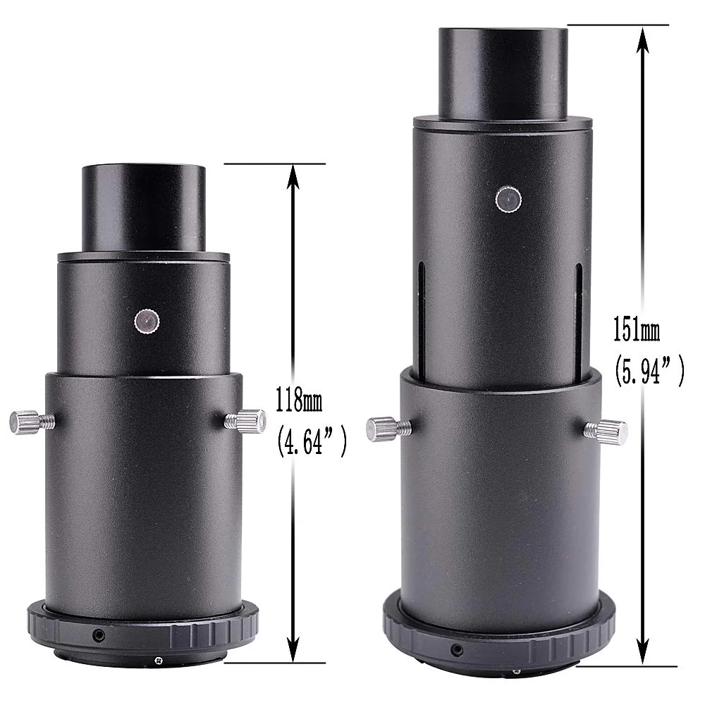 Telescope Camera Adapter - for Prime-Focus Or Eyepiece-Projection Photography - Camera Adapter for Nikon SLR Camera Variable Extension Adapter - for Nikon SLR - Image 2