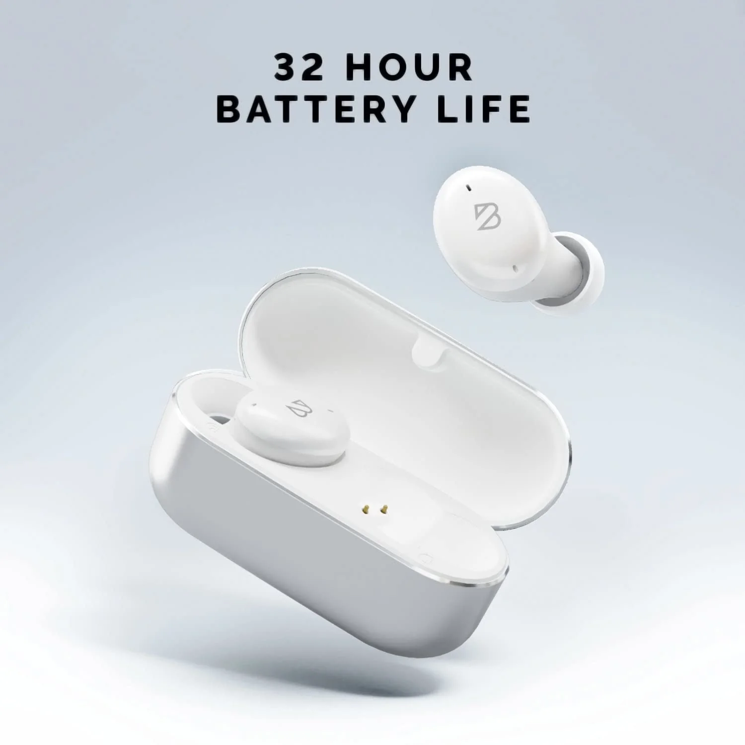 Tempo 30 Wireless Earbuds for Small Ears with Premium Sound, Comfortable Bluetooth Ear Buds for Women and Men, White Earphones for Small Ear Canals with Mic, IPX7 Sweatproof, Long Battery, Loud Bass 6. White - Image 5