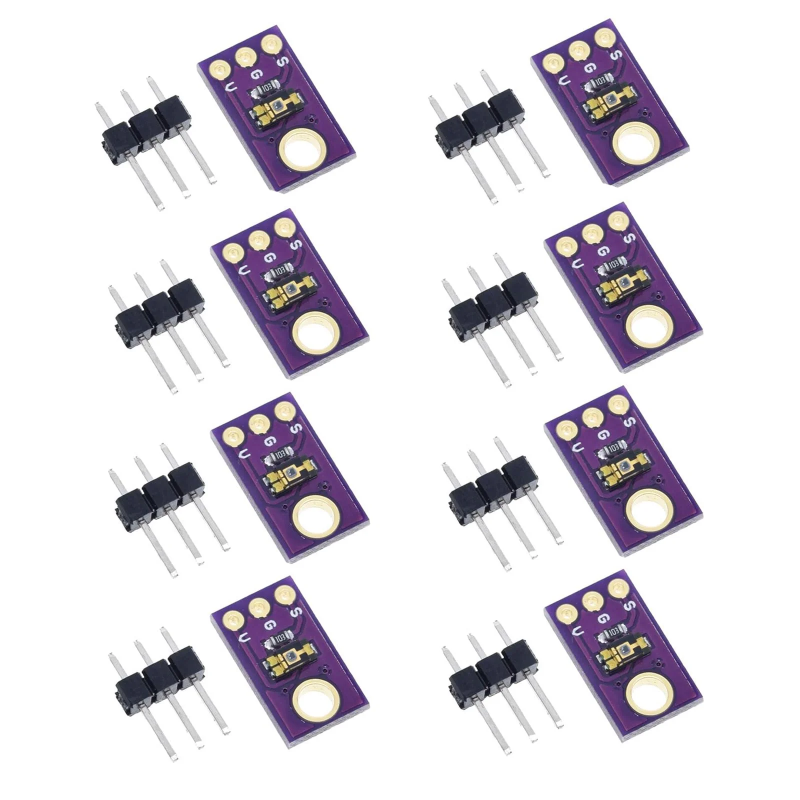 TEMT6000 Light Sensor Module Ambient Light Analog Light Intensity Detection Module (8) 8
