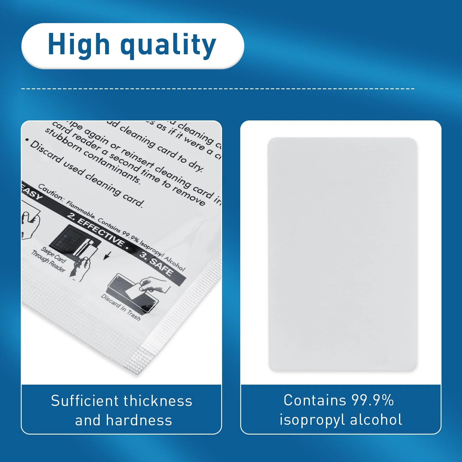 Thermal Label Printer Cleaning Card Compatible with DYMO LabelWriter Label Printers, 10-Pack (60622), Clean Printing Head LabelWriter Cleaning Cards 10 PACK - Image 3