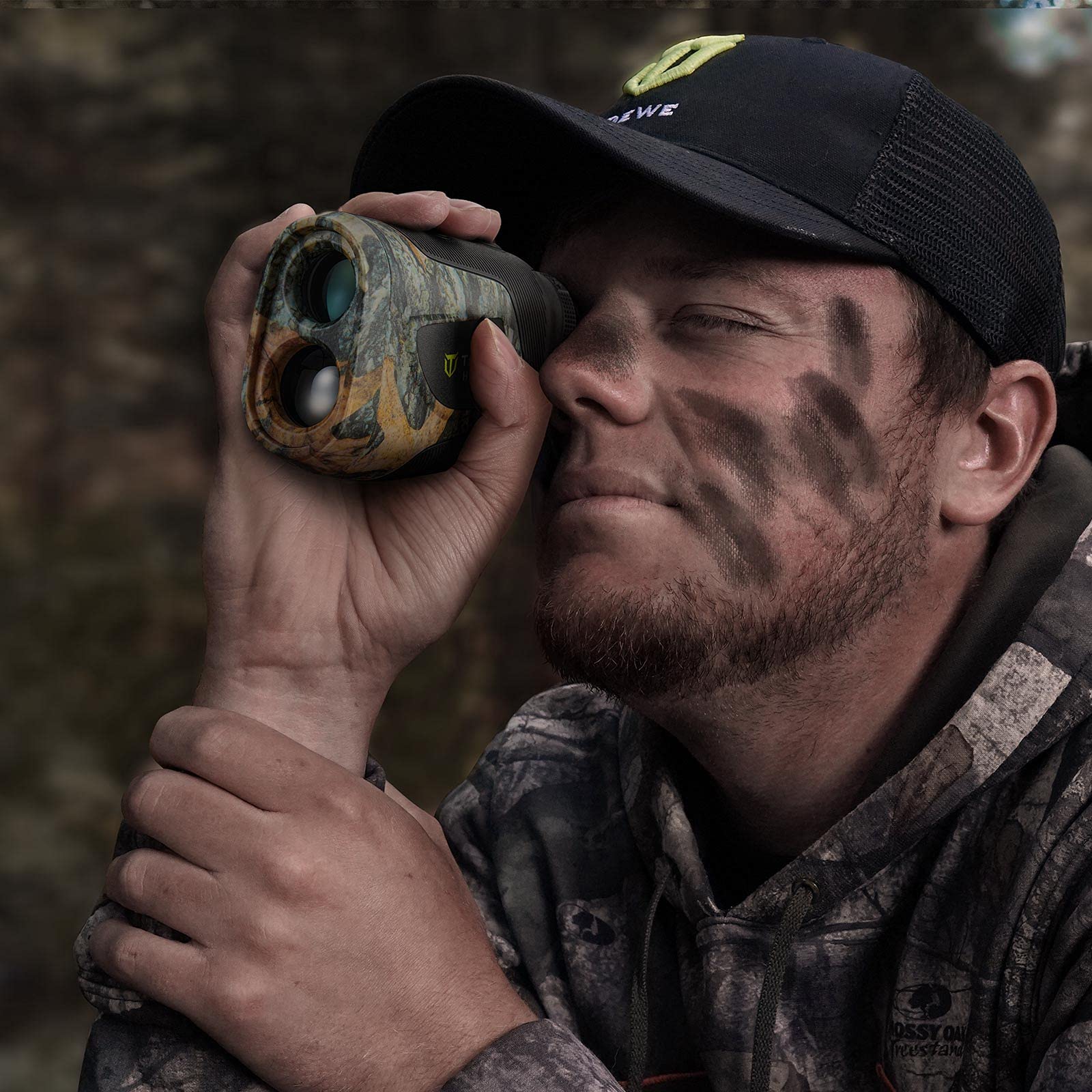 TIDEWE Hunting Rangefinder with Rechargeable Battery, 700/1000Y Camo Laser Range Finder 6X Magnification, Distance/Angle/Speed/Scan Multi Functional Waterproof Rangefinder with Case Leaf Camo 700Y - Image 7