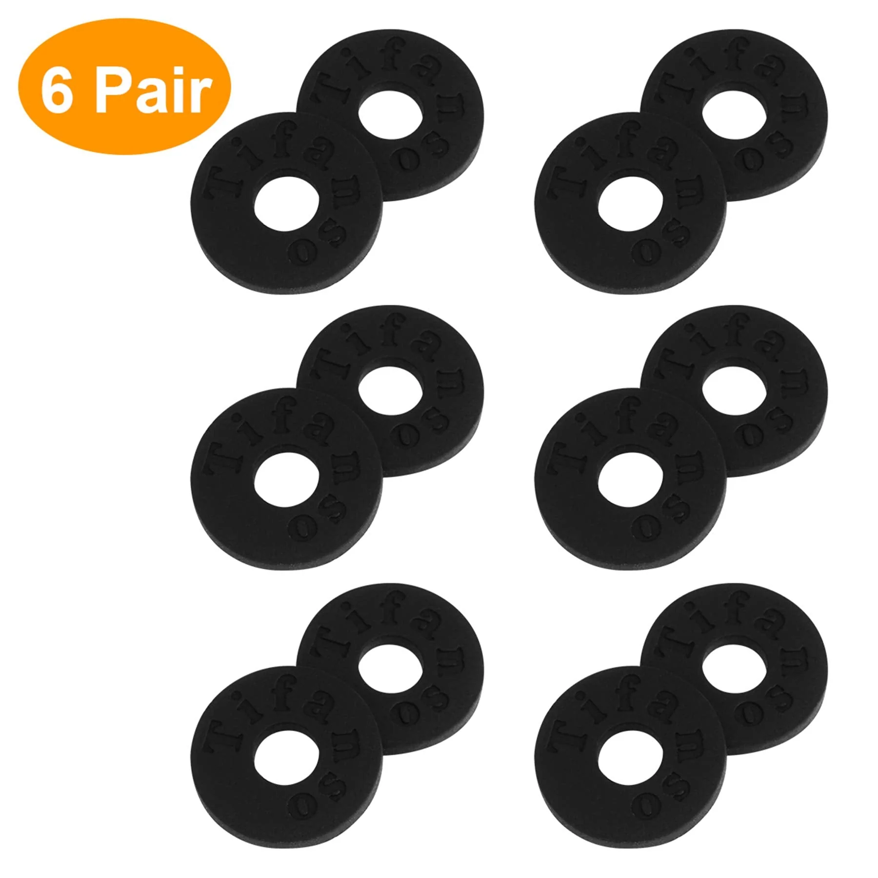 tifanso Strap Locks, 6 Pairs Guitar Strap Locks, Premium Strap Blocks, Guitar Protector Black - Image 2
