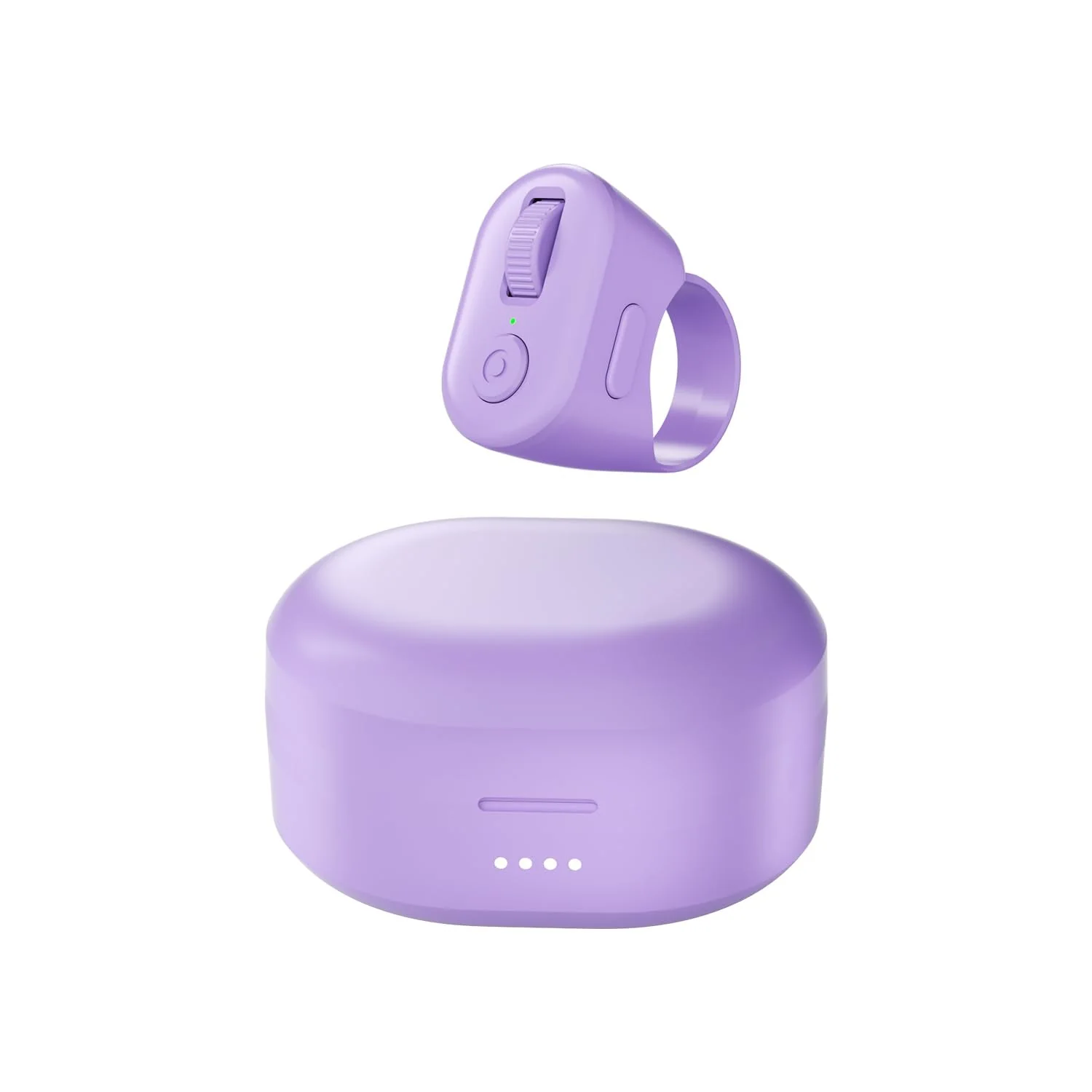 Tiktok Scrolling Ring, Page Turner for iPad & Android Tablet Ebook Reading, Bluetooth Connected, Remote Control for iPhone Series, iPad, Android Phone, and More Purple